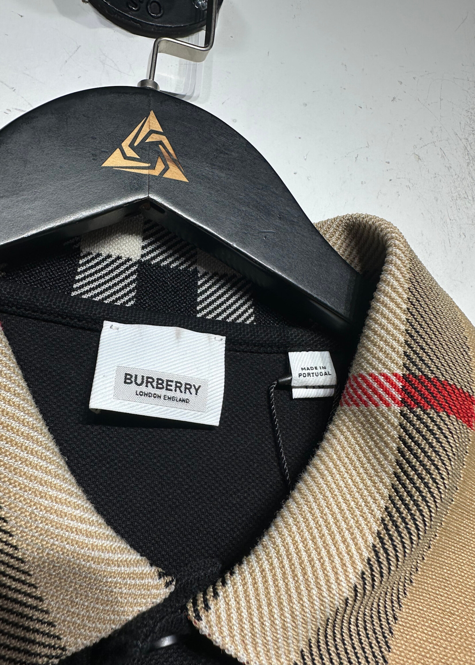 Burberry Nova Check Black Polo XXL