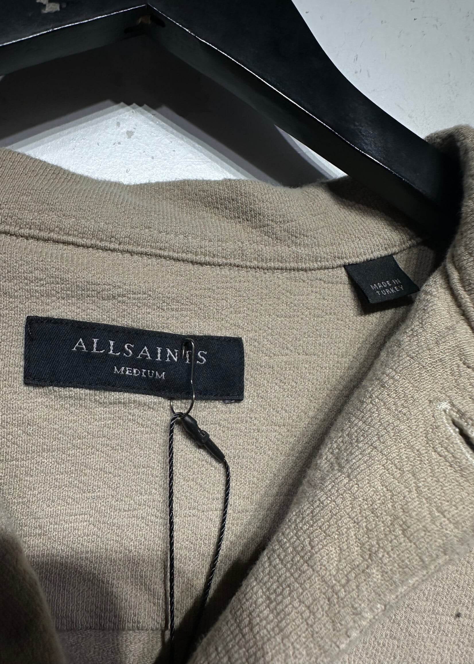 Allsaints Beige SS Camp Shirt M
