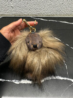 Burberry Fuzzy Keychain/ Bag Charm