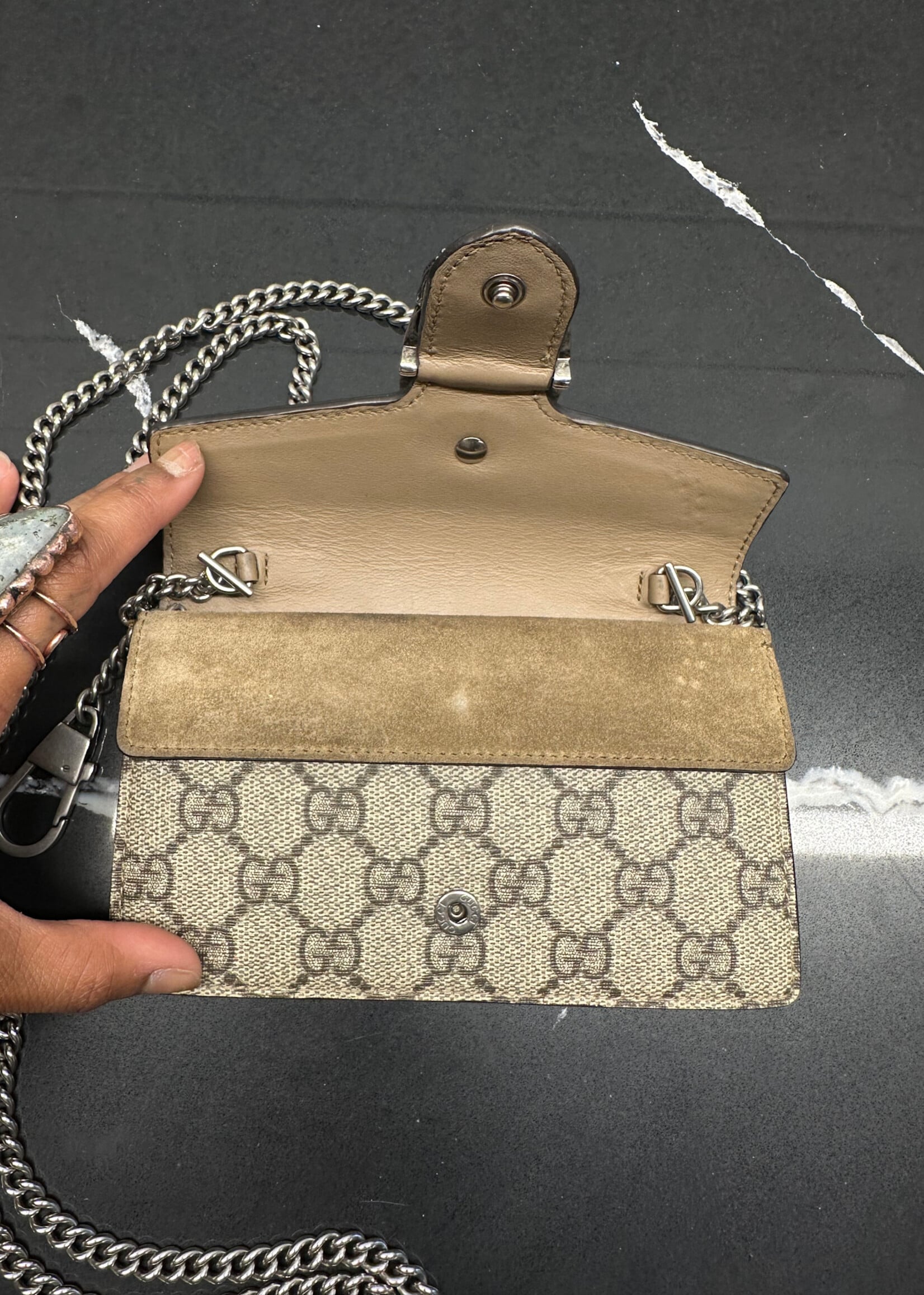 Gucci GG Supreme Dionysus Mini Crossbody