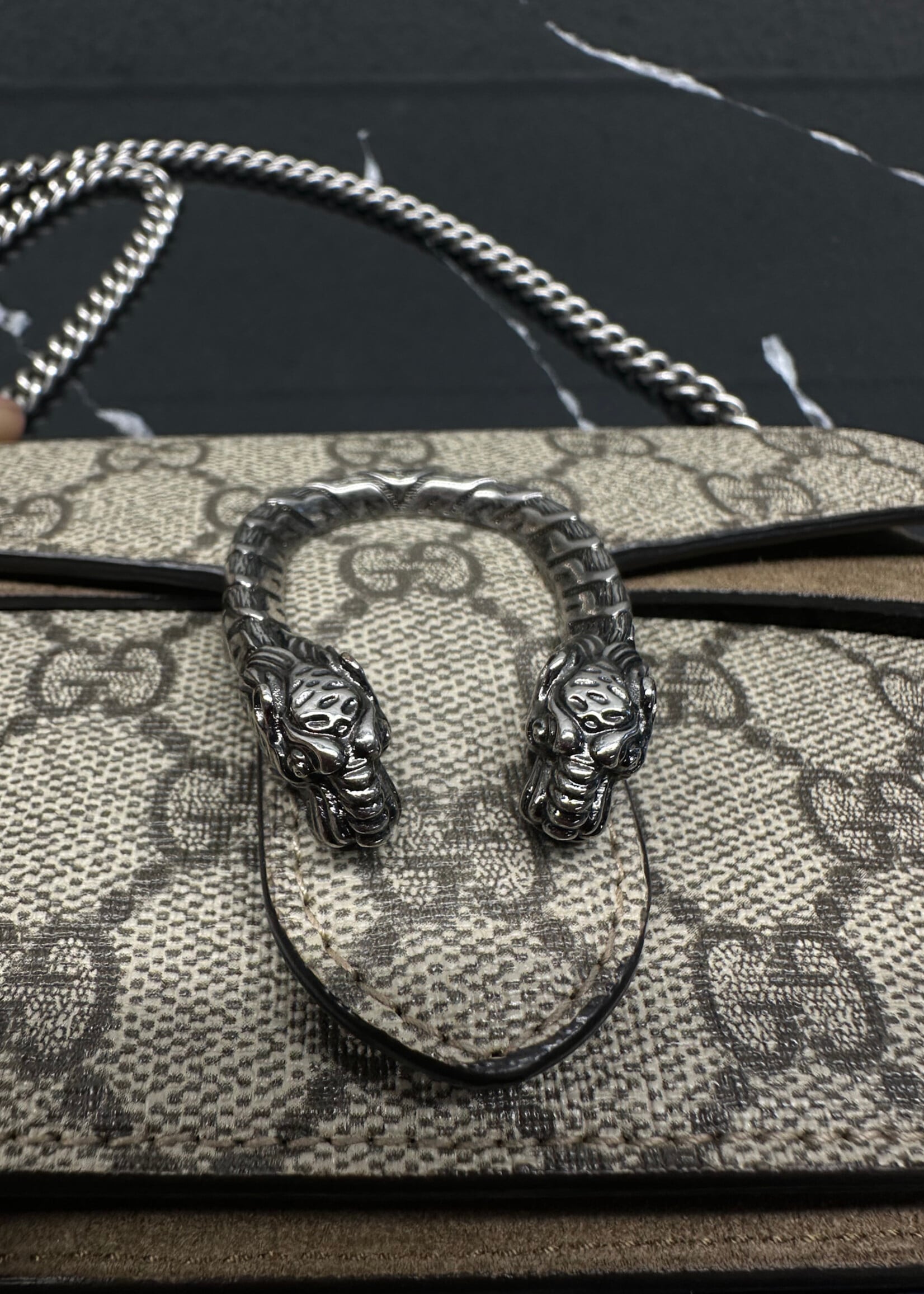 Gucci GG Supreme Dionysus Mini Crossbody