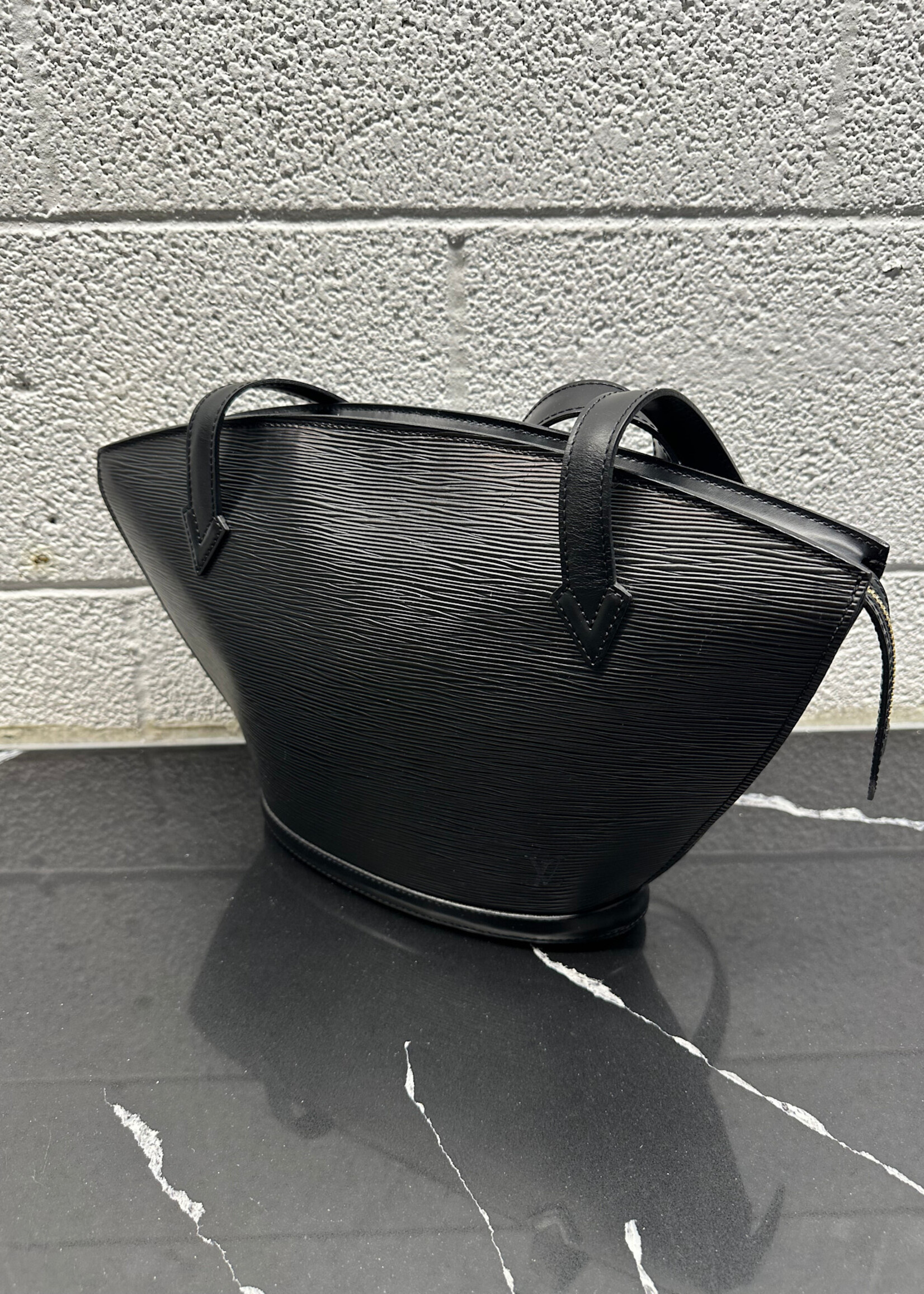 Louis Vuitton Black Epi Leather Shoulder Bag