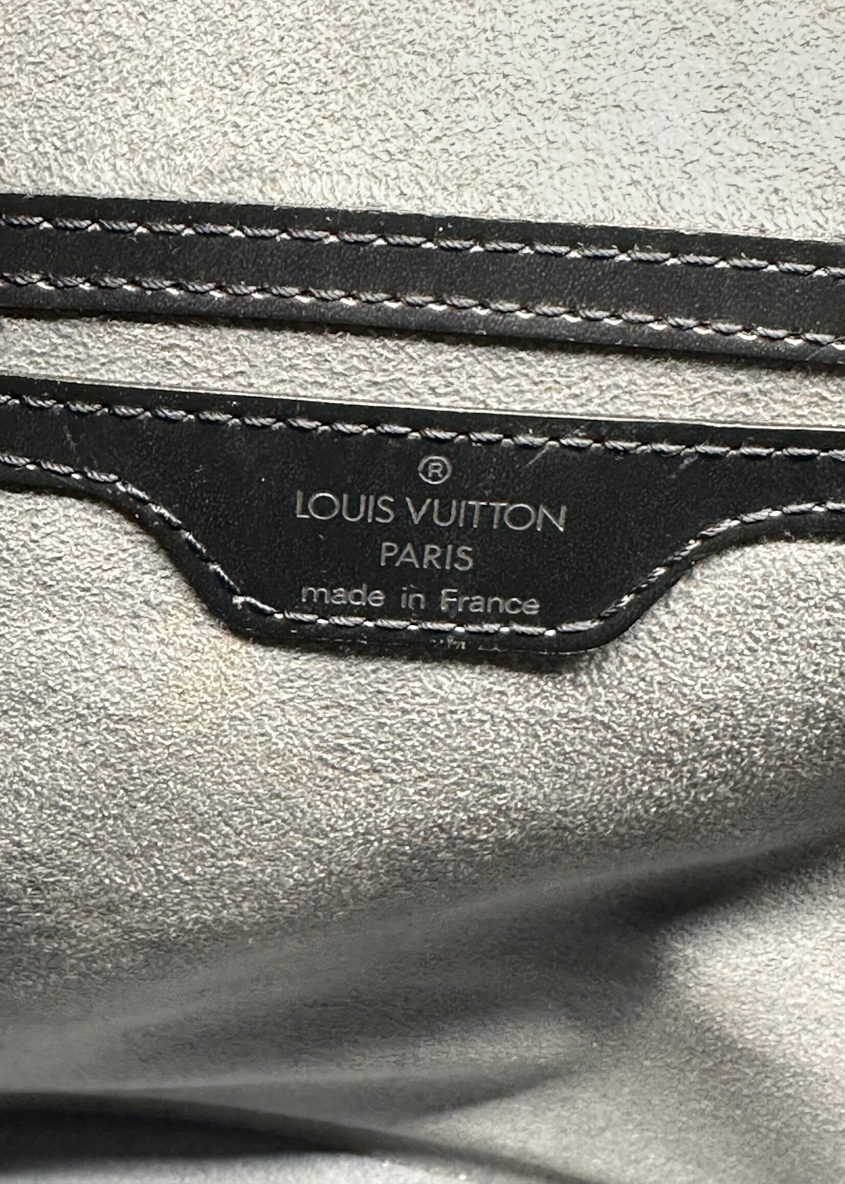 Louis Vuitton Black Epi Leather Shoulder Bag
