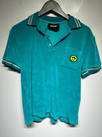 Barrow Blue Terry Cloth Polo Masc S