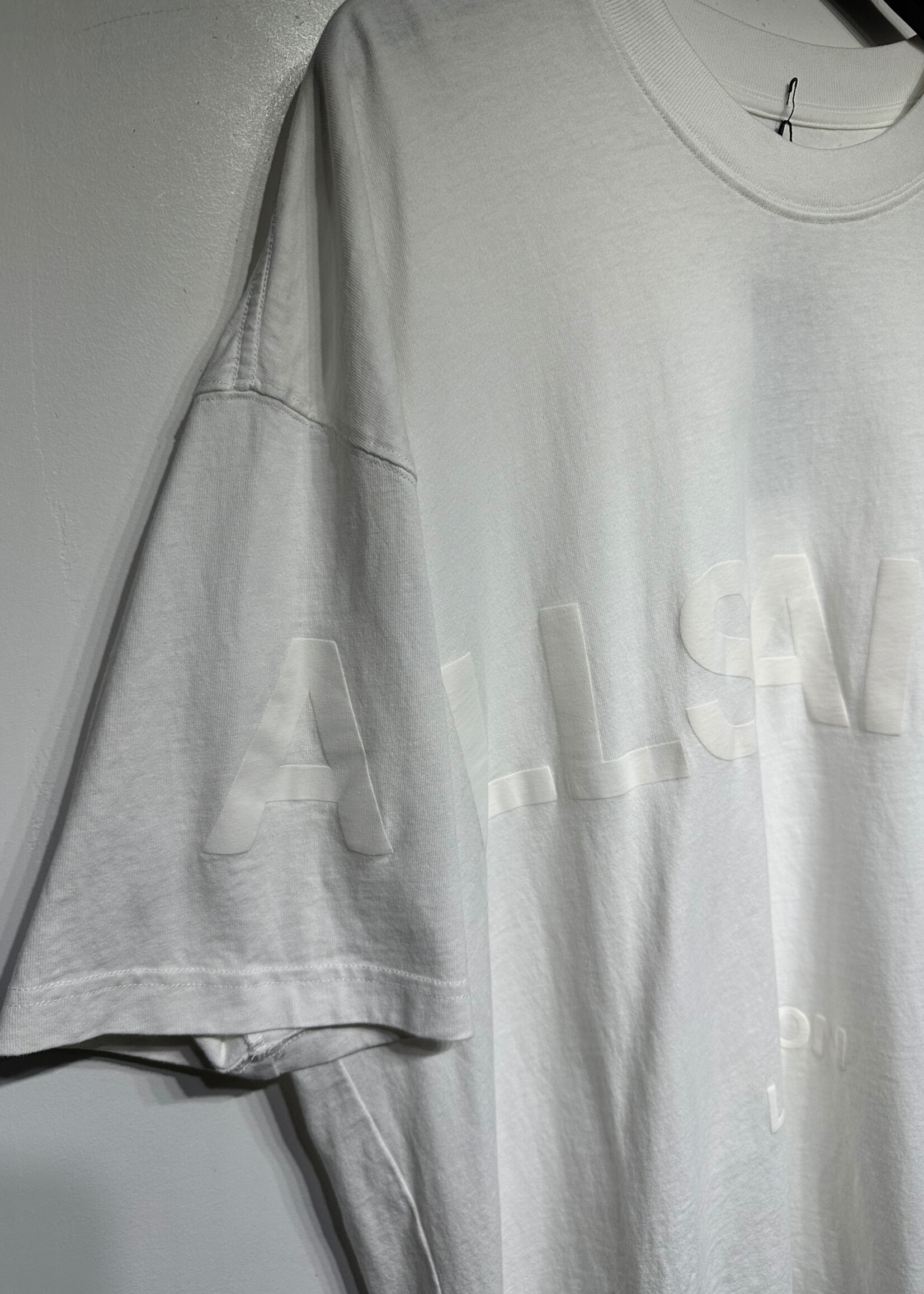 Allsaints Large Print White Tee XXL