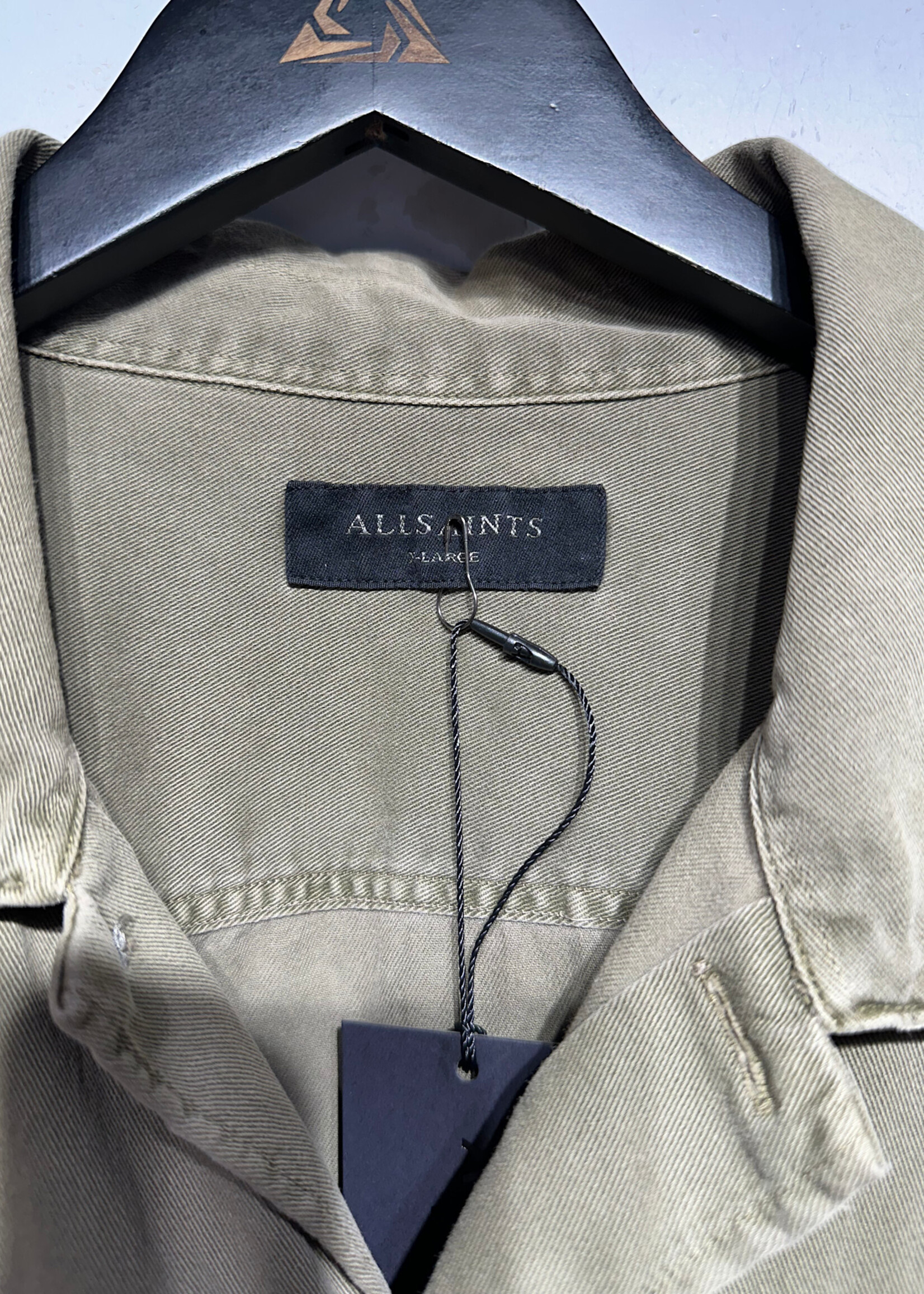 Allsaints Green LS B/U Fits Masc L