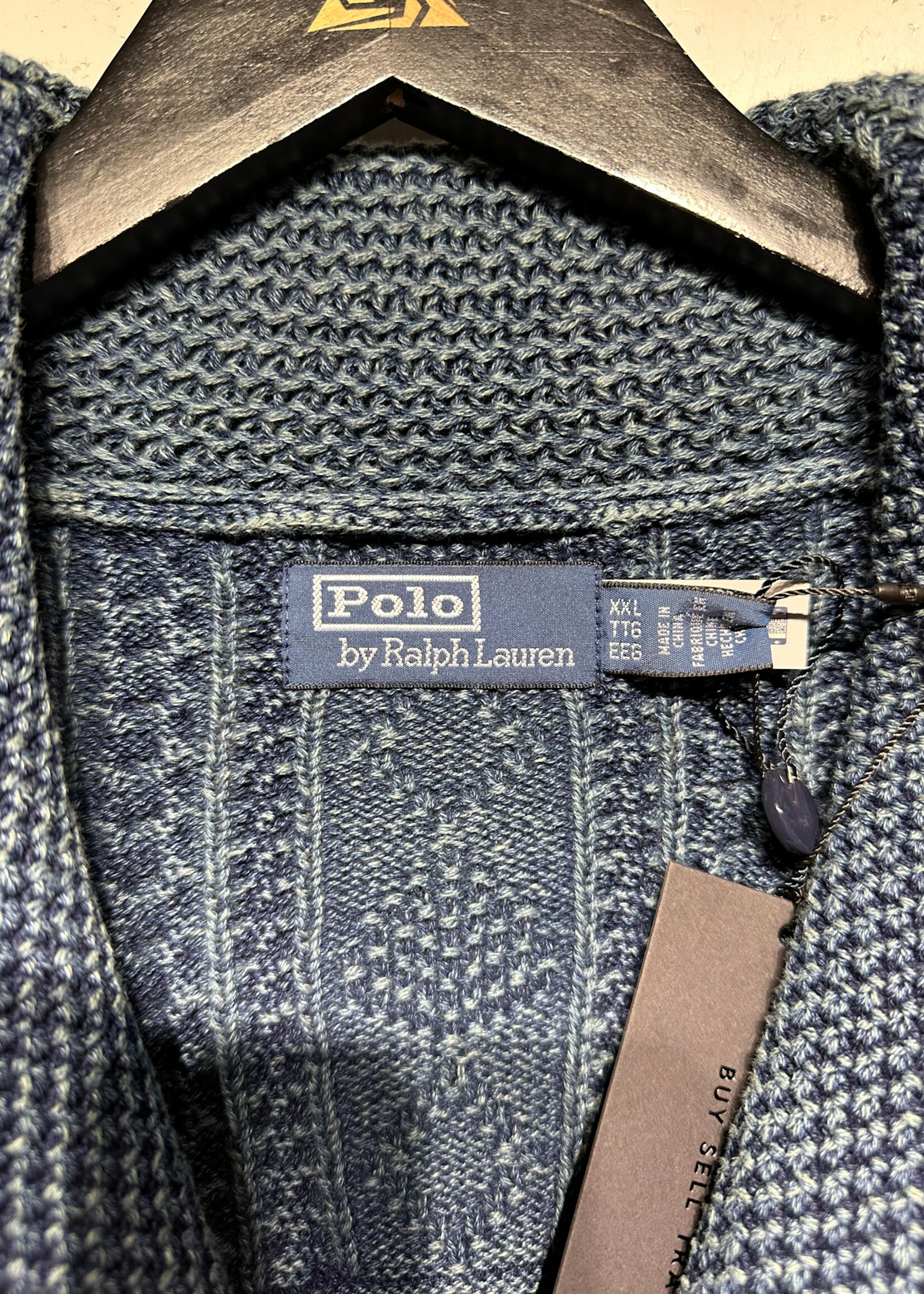 Polo Ralph Lauren Indigo Sailor Knit Masc XXL