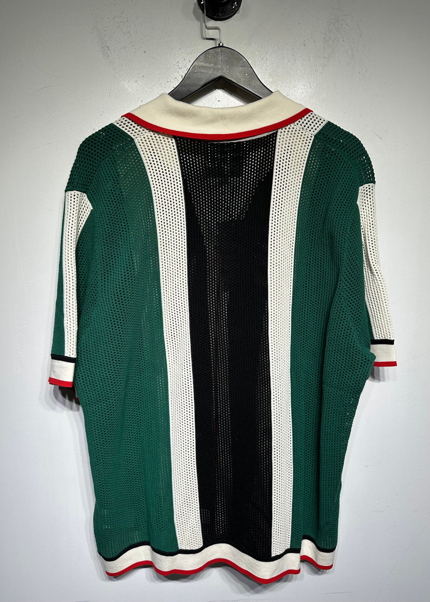 Casablanca Knit Green Striped Shirt Masc XXL