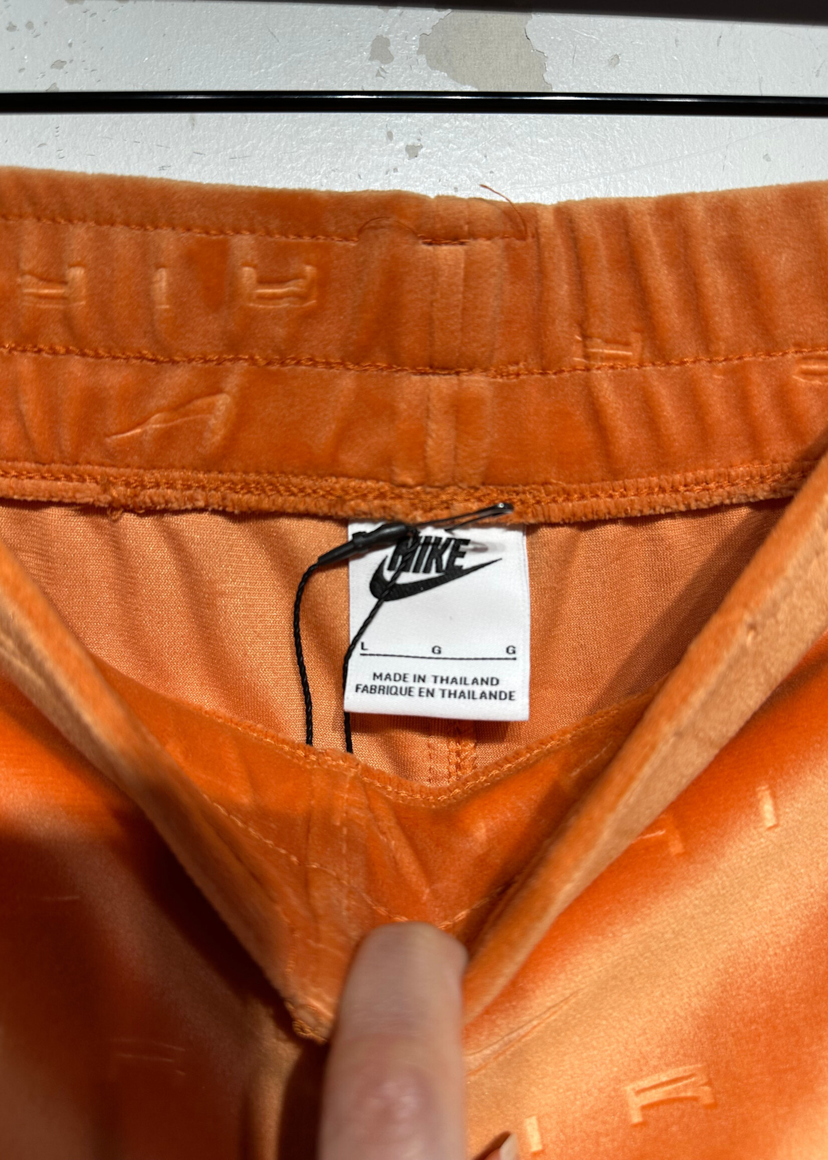 Nike Orange 2 Piece Workout Set Fem L