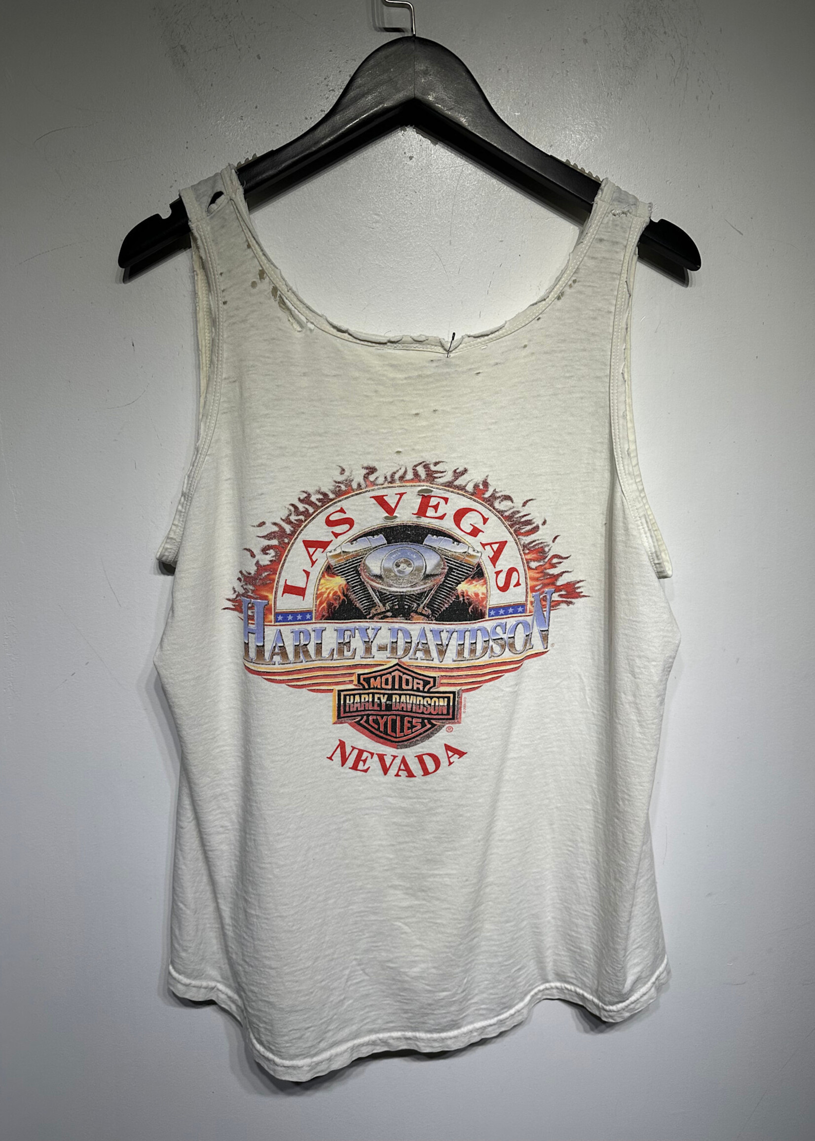 Harley Davidson Freedom White Tank Top Masc XL