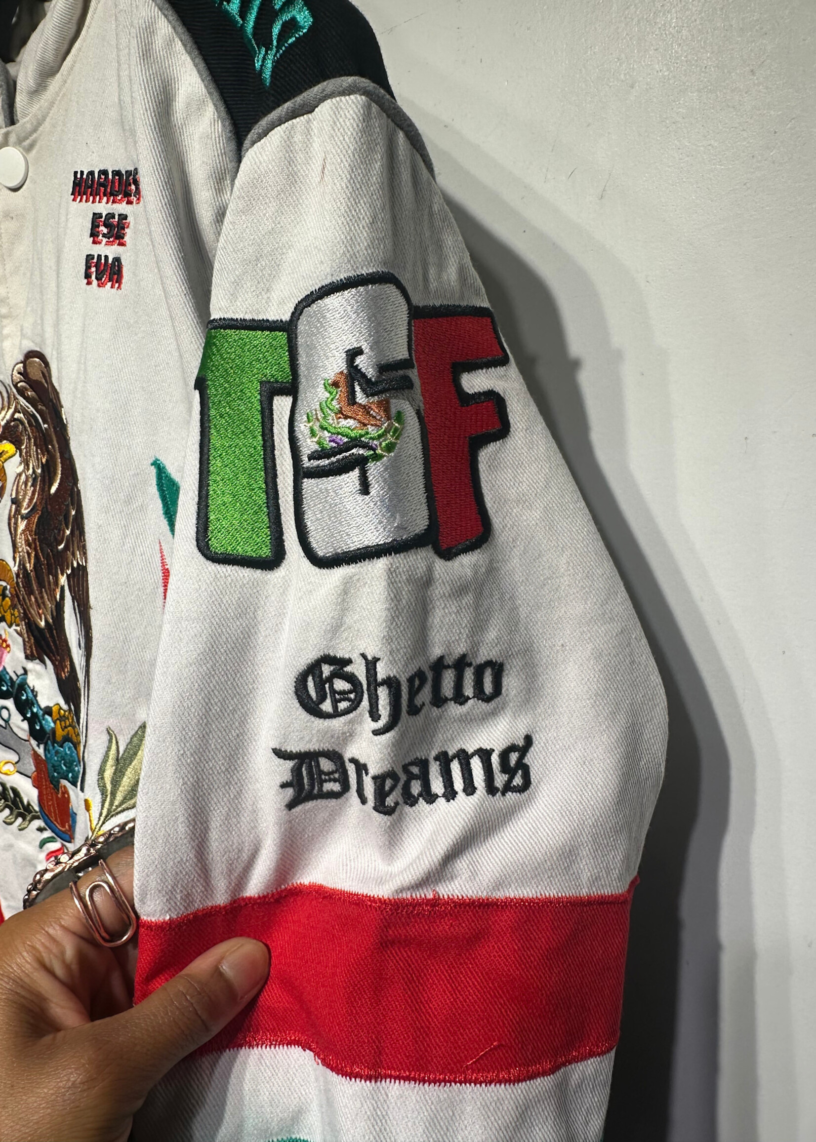 Ghetto Dreams Texico Racing Jacket Masc S AS IS