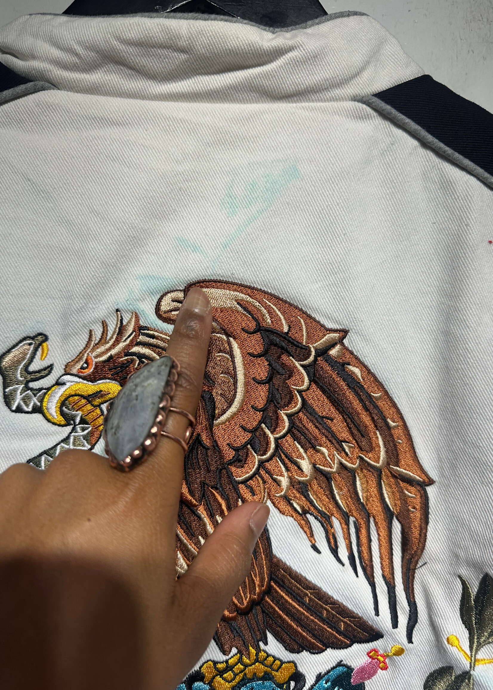 Ghetto Dreams Texico Racing Jacket Masc S AS IS