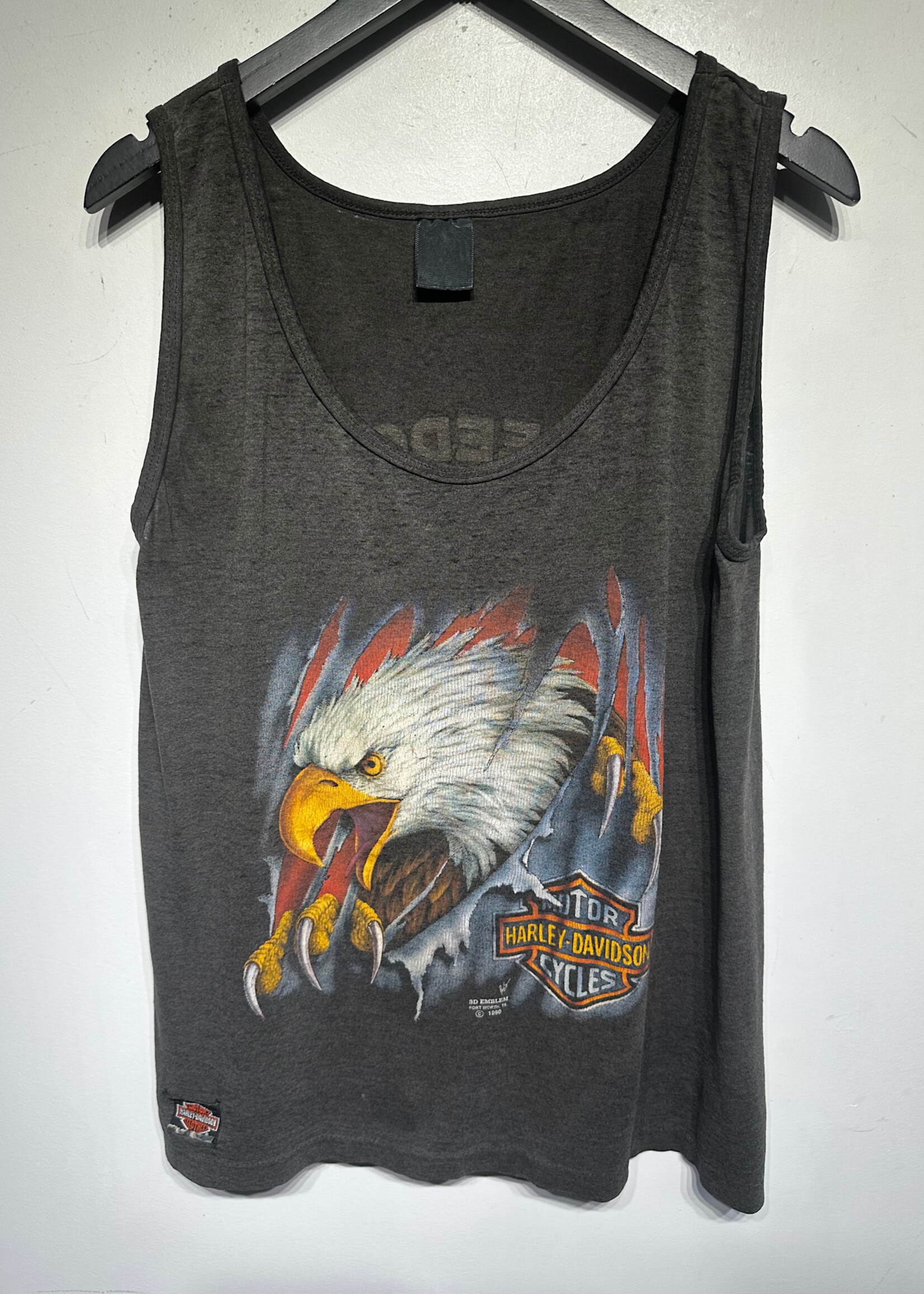 Harley 3D Emblem Eagle Tank XL