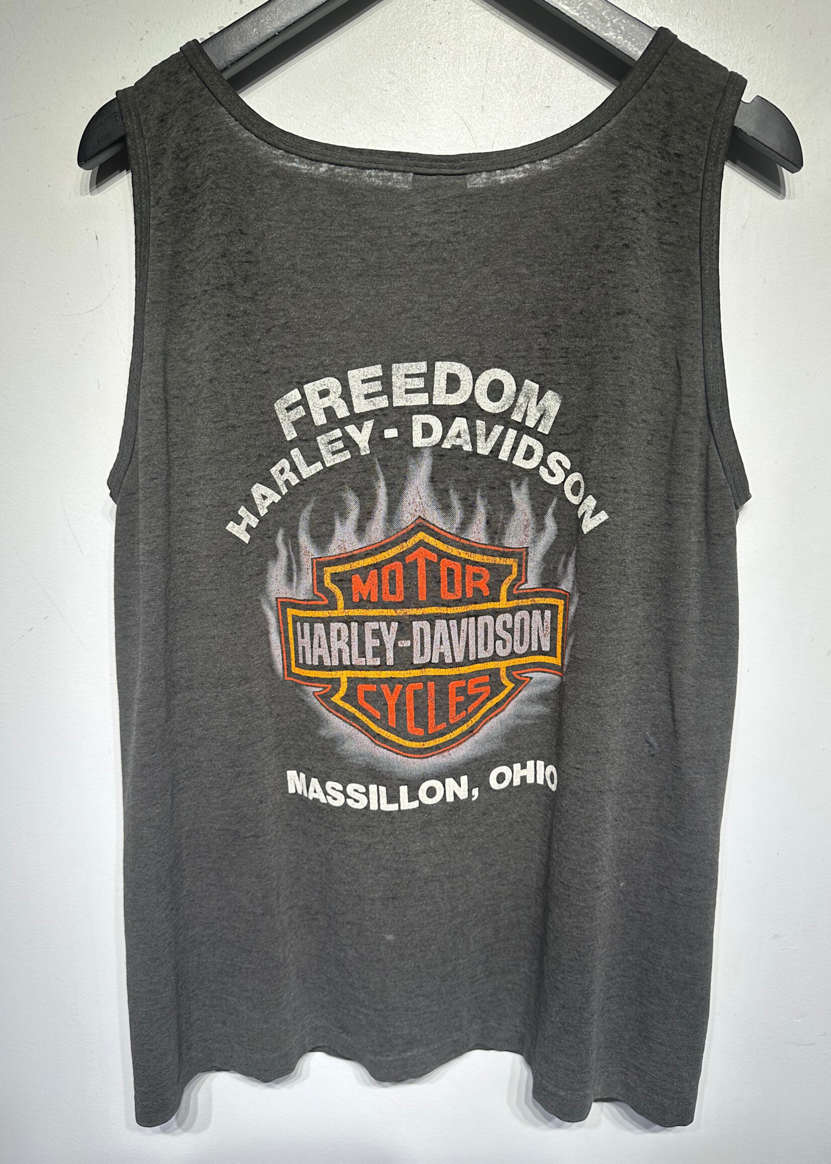 Harley 3D Emblem Eagle Tank XL