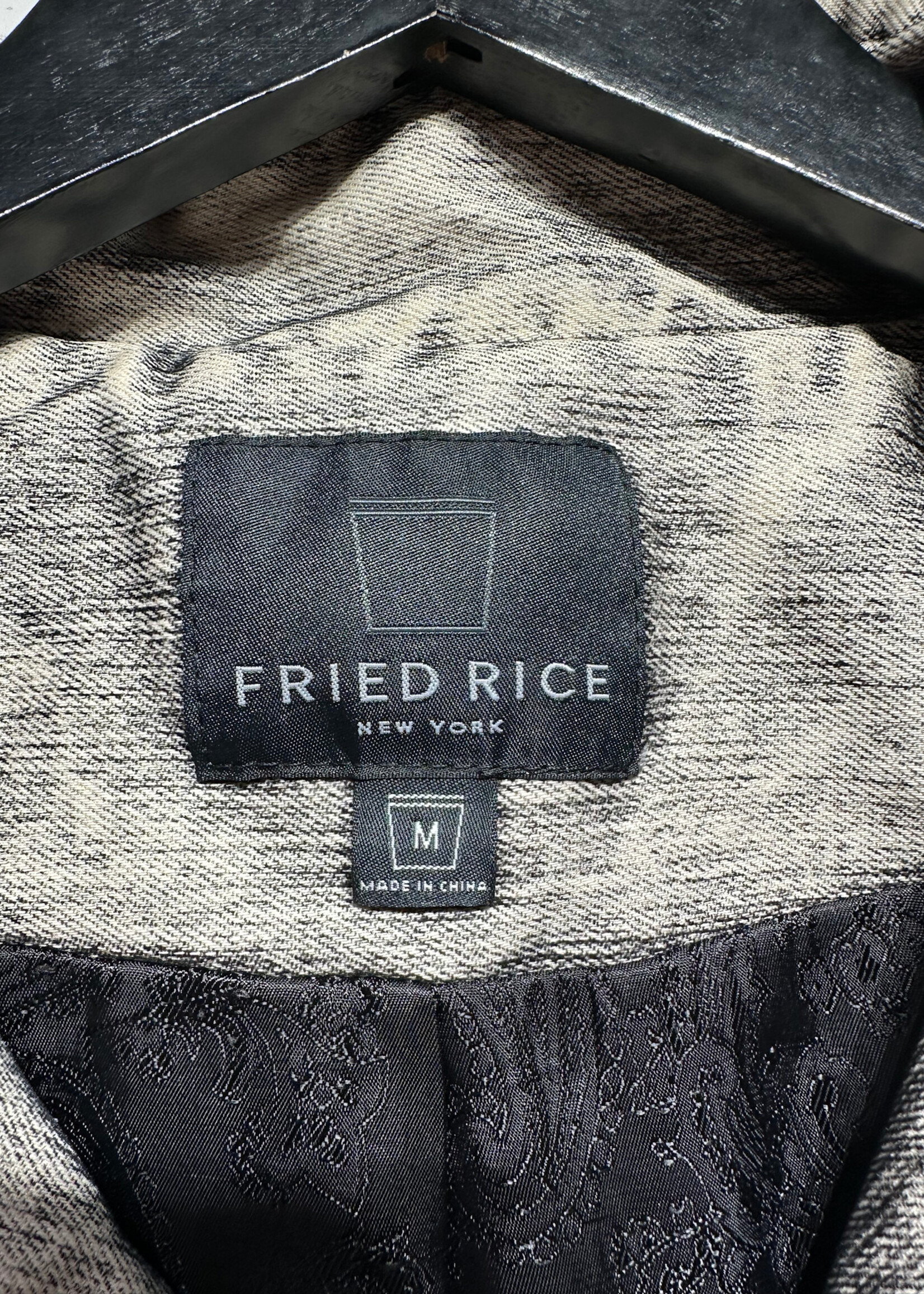 Fried Rice Denim Racing Jacket Fem M