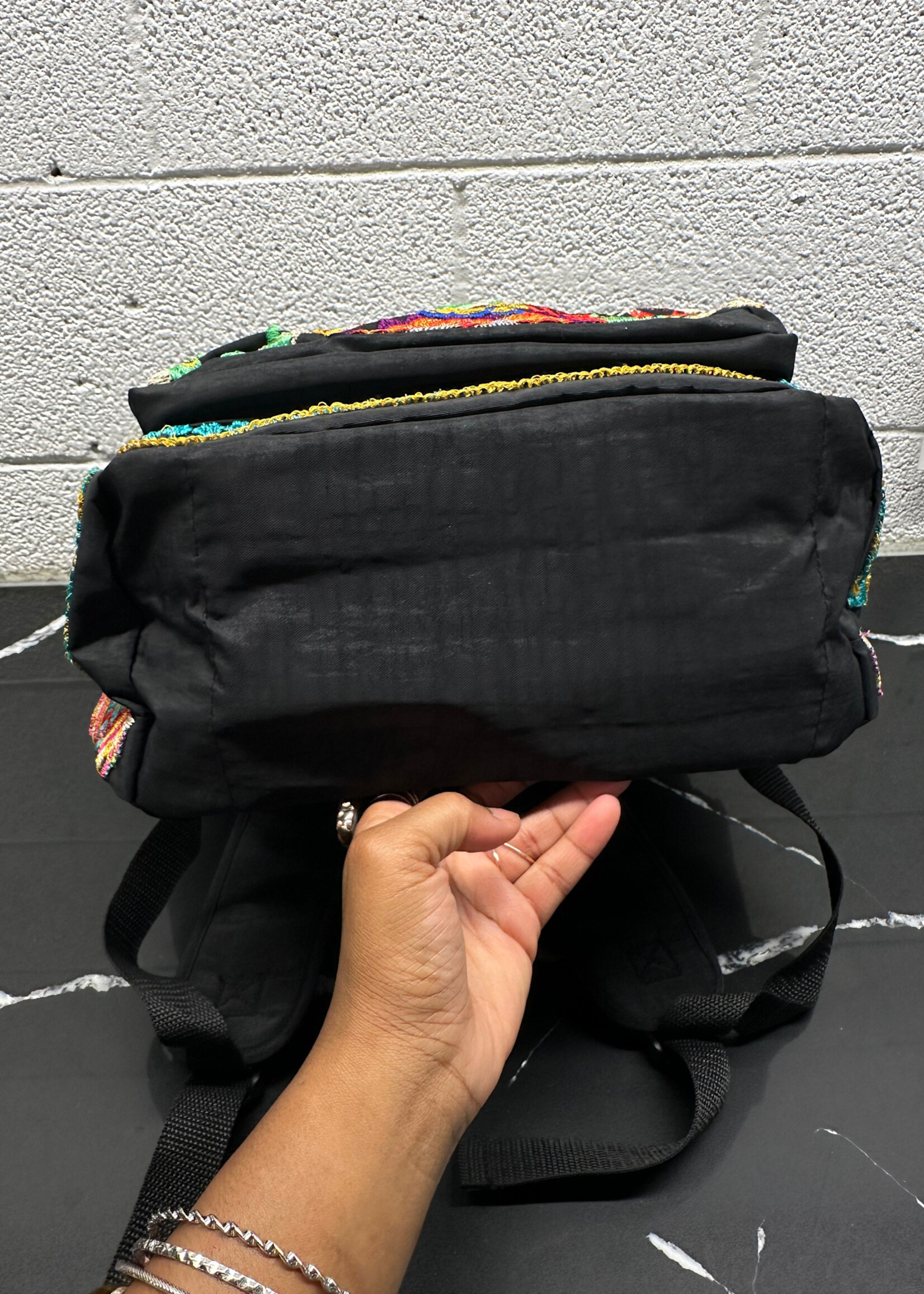 Johnny Was Embroidered Backpack AS IS