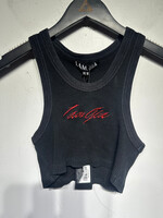 I Am Gia NWT Black Red Crop Tank XXS