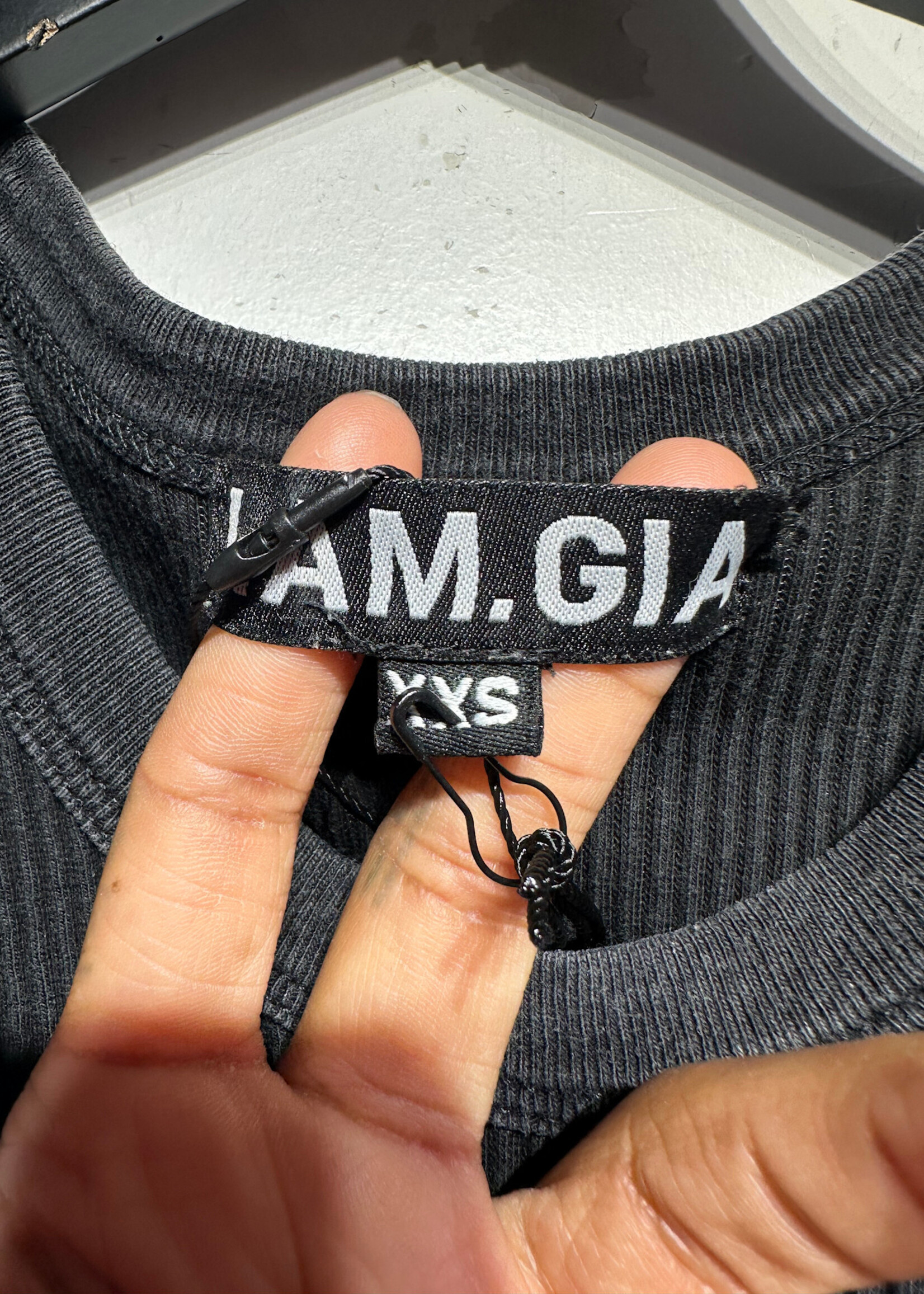I Am Gia NWT Black Red Crop Tank XXS
