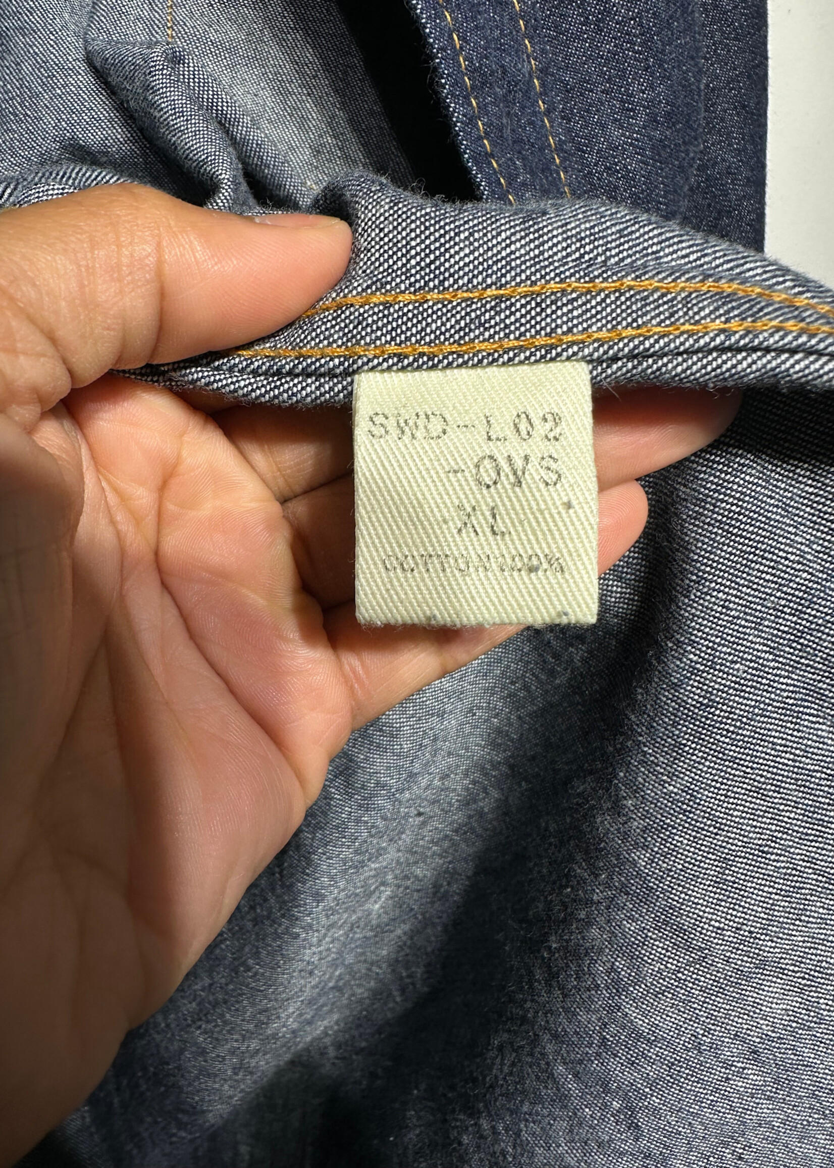 Samurai Dark Denim LS BU Masc XL