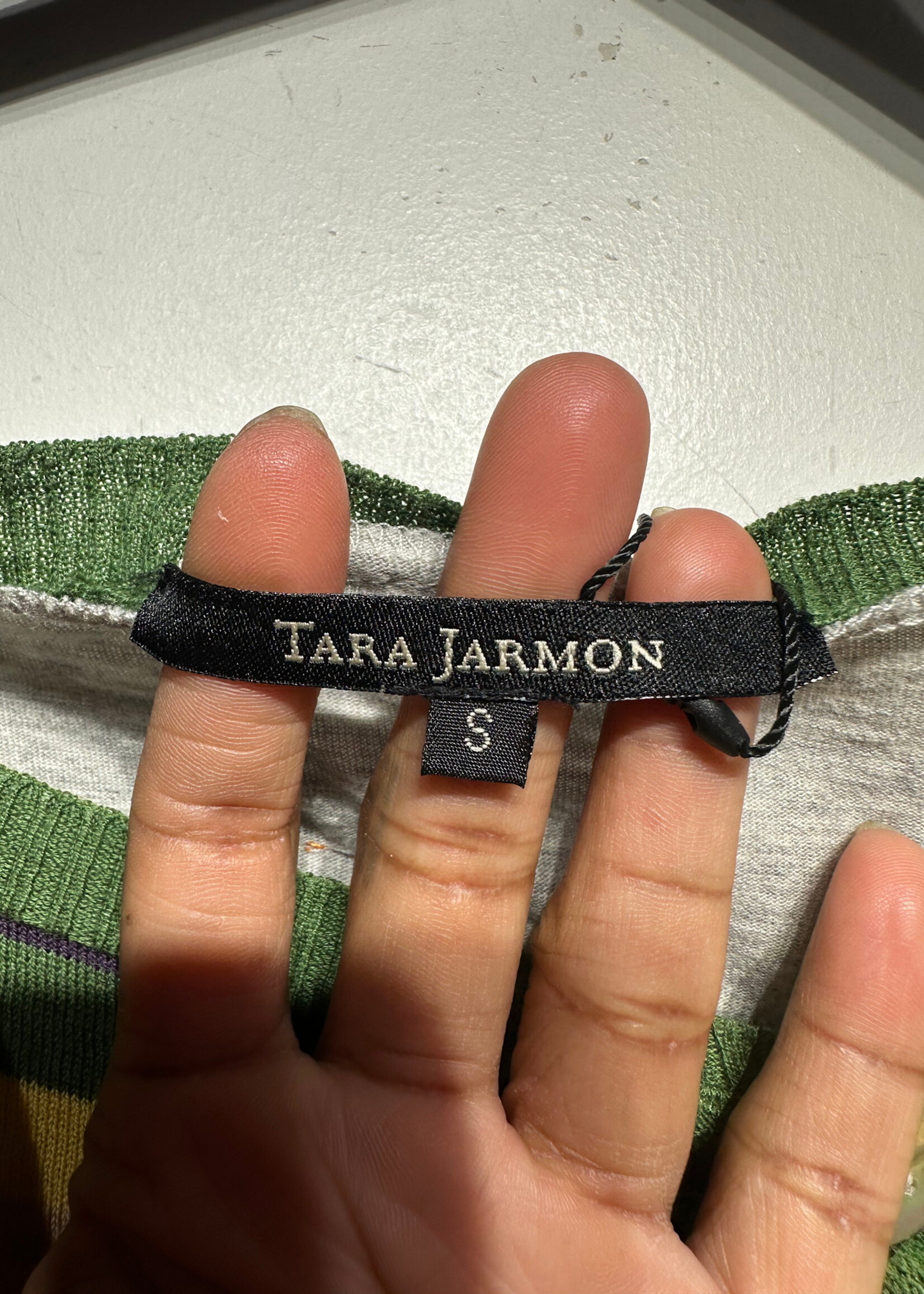 Tara Jarmon Endless Summer 2006 Striped Cardigan S