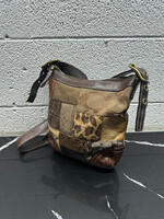 Coach Y2K Animal Print Patchwork Crossbody AS IS