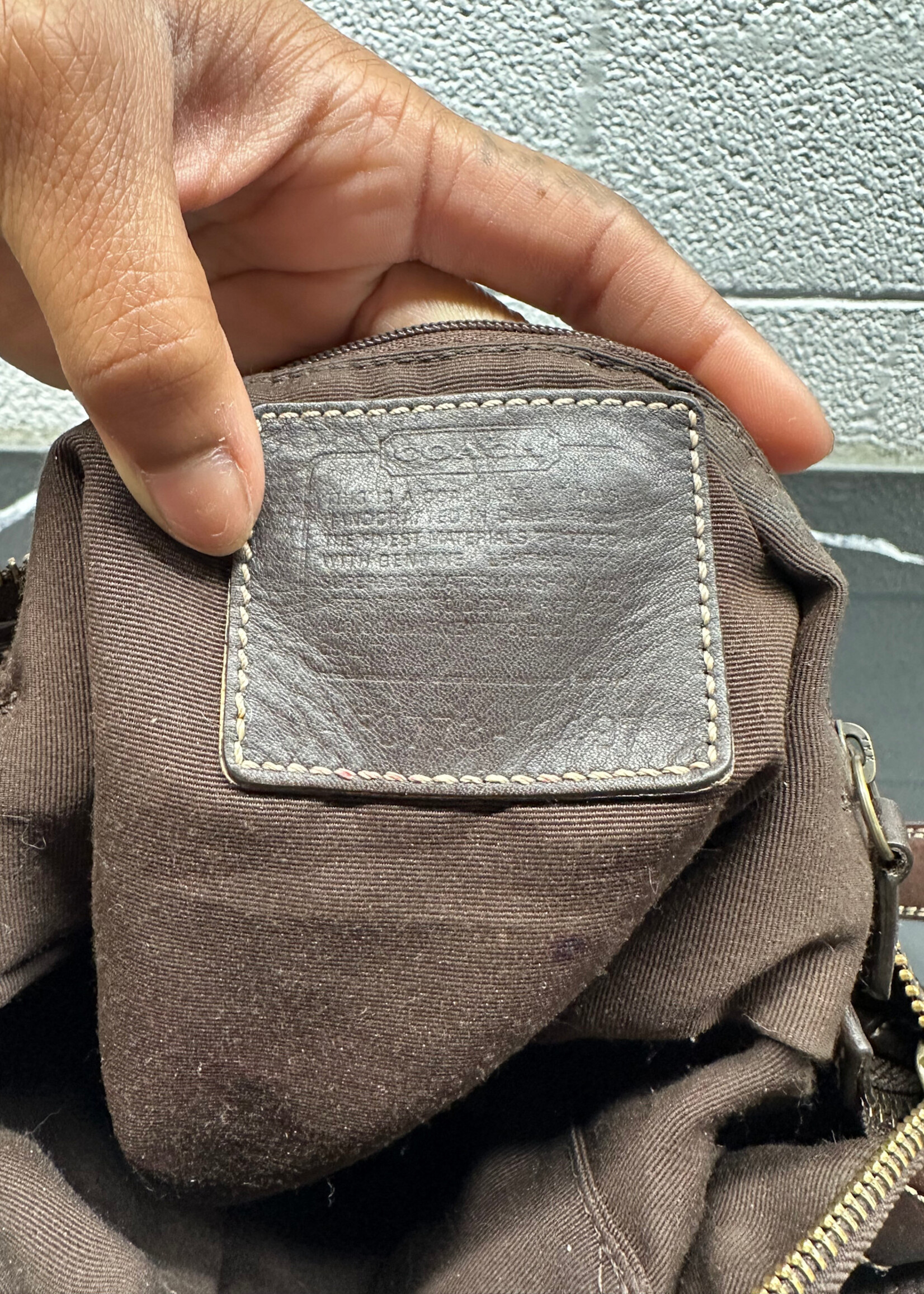 Coach Y2K Animal Print Patchwork Crossbody AS IS