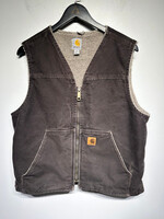 Carhartt Brown Sherpa Vest Masc M