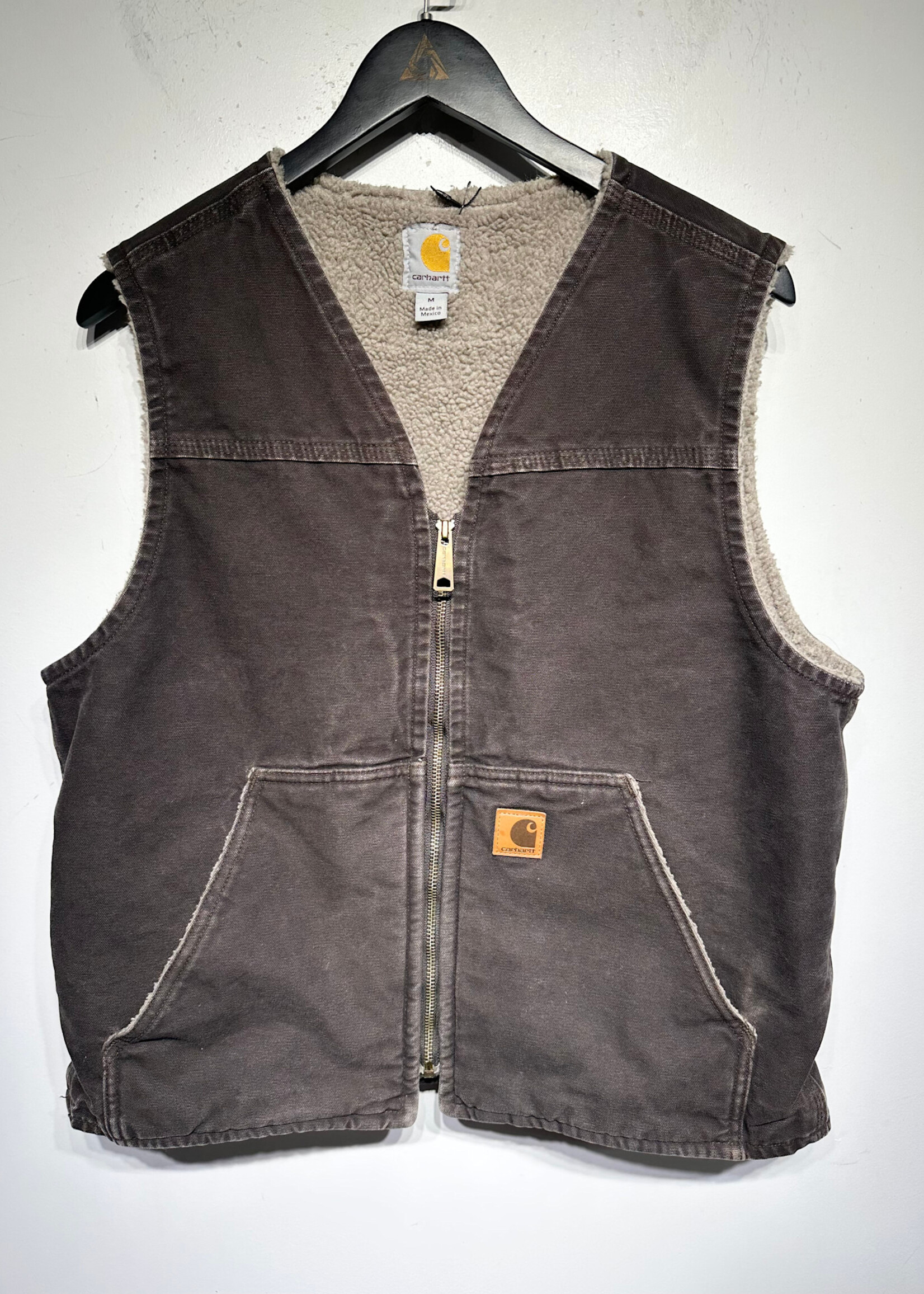 Carhartt Brown Sherpa Vest Masc M
