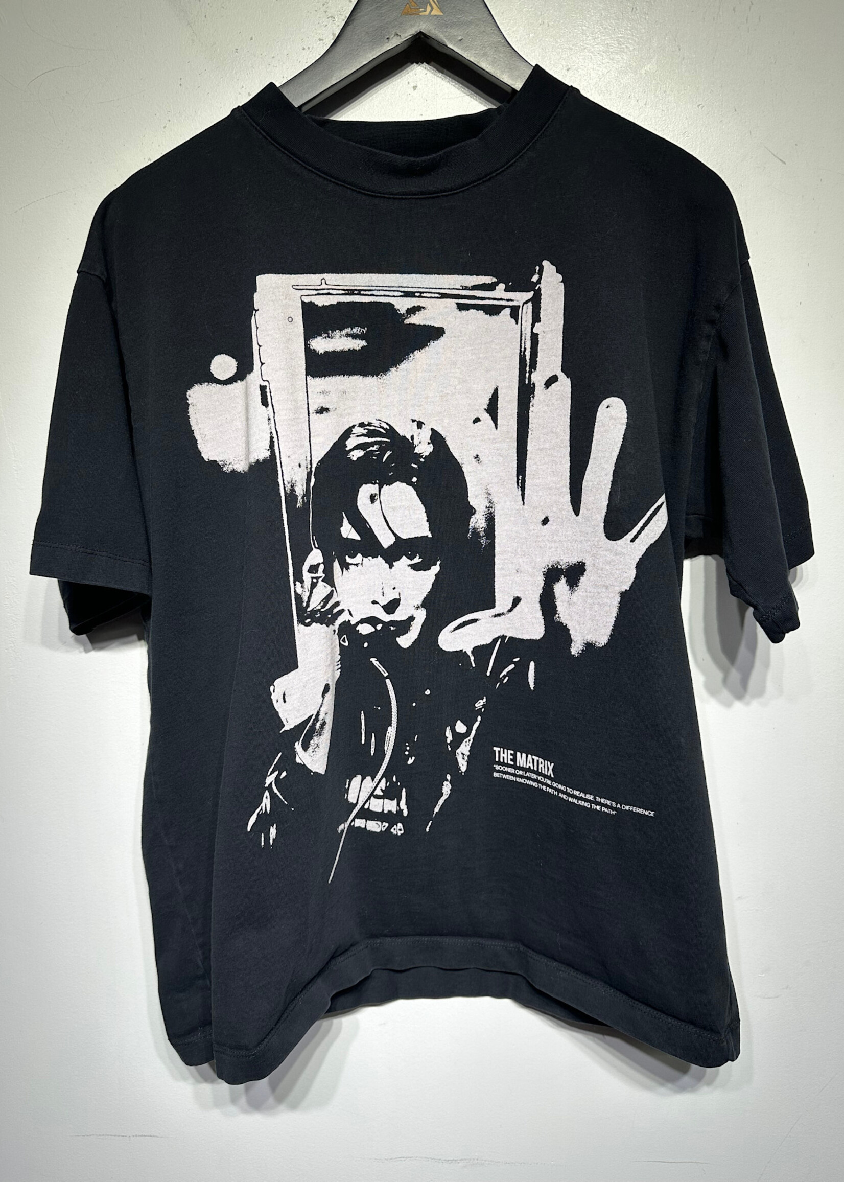 Jaded LDN x Matrix Boxy Fit Black Tee S
