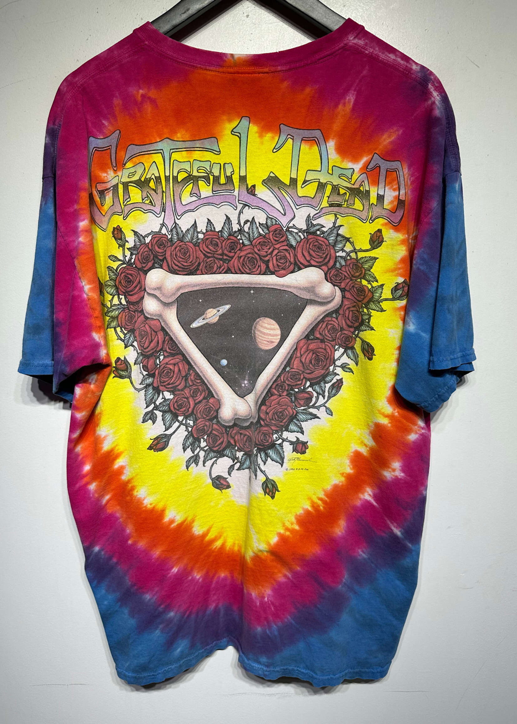 Late 90s Liquid Blue Grateful Dead Steal Your Face Tee XL