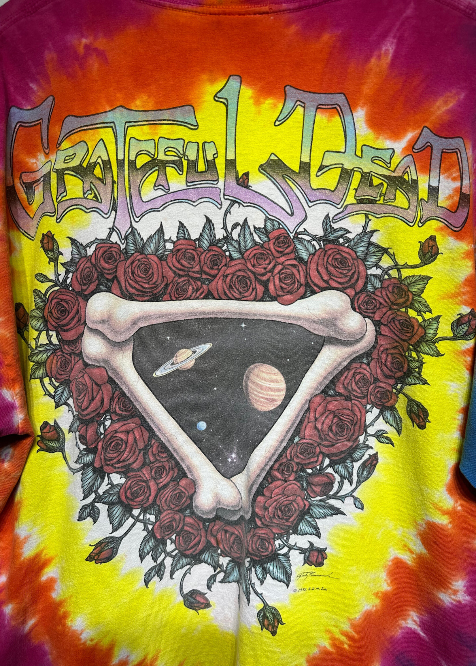 Late 90s Liquid Blue Grateful Dead Steal Your Face Tee XL