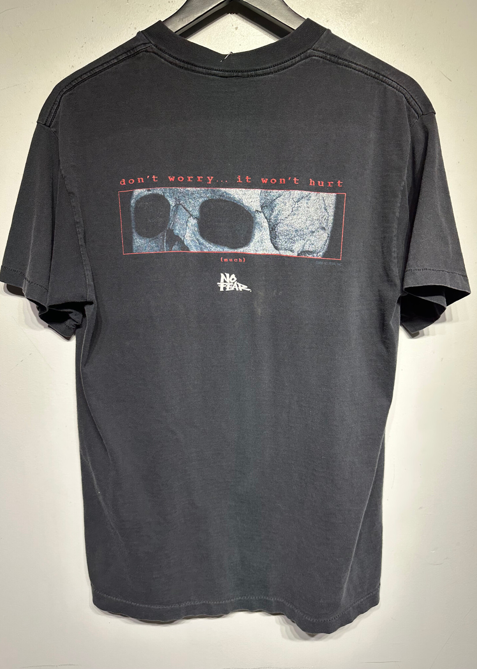 No Fear Vintage Don't Worry Black Tee L