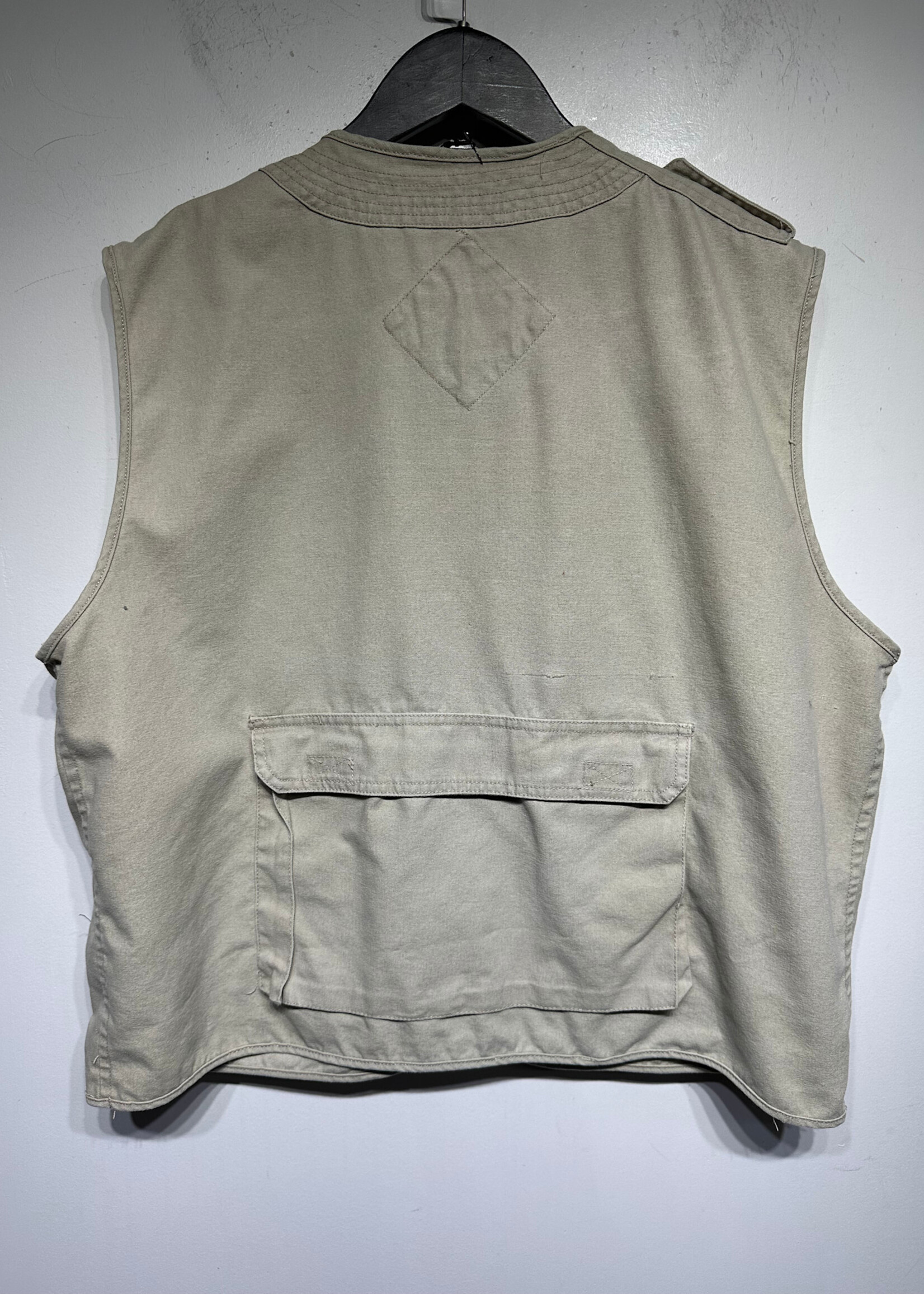 Hunter Sports Vintage Tan Zip Vest L