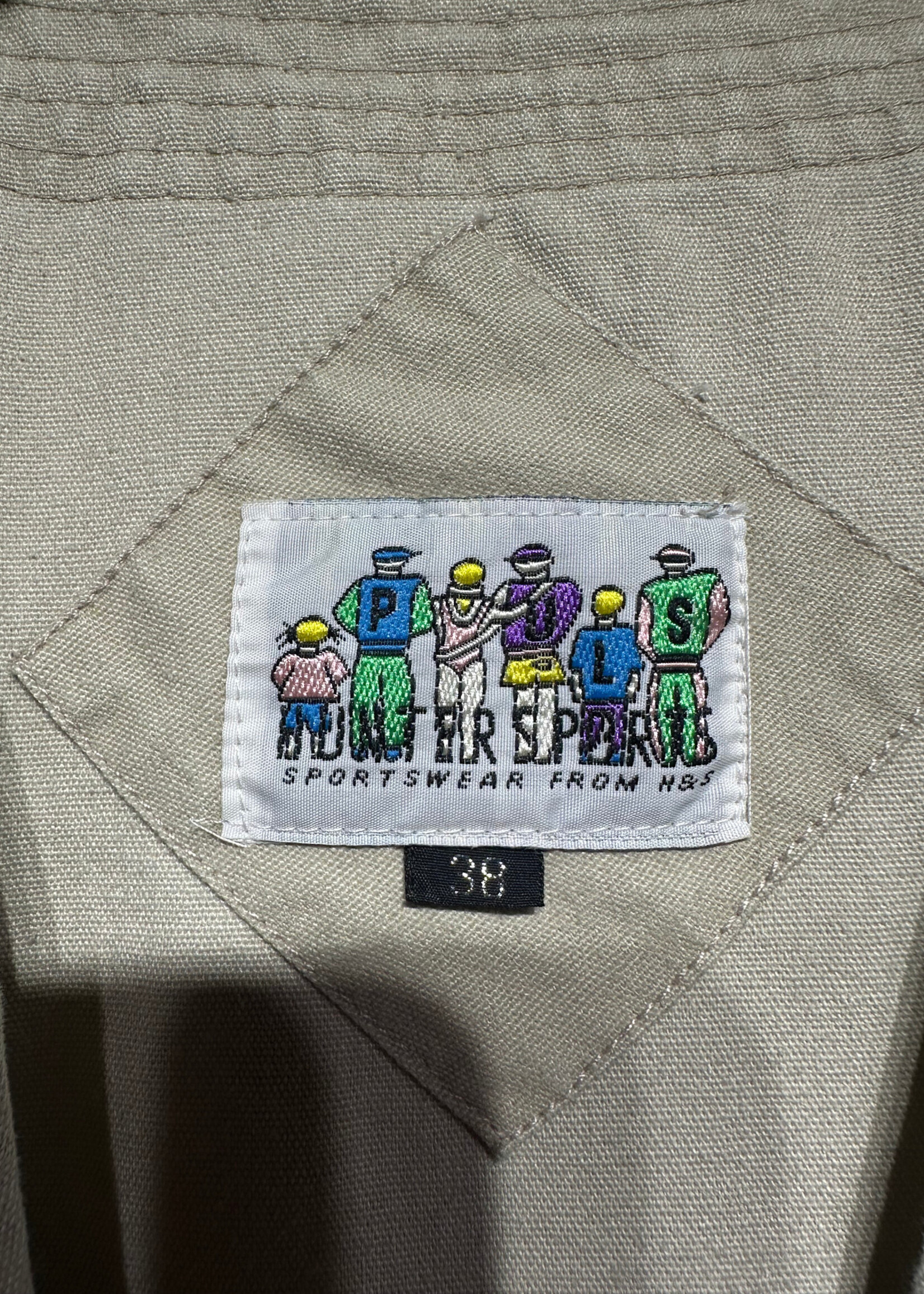 Hunter Sports Vintage Tan Zip Vest L