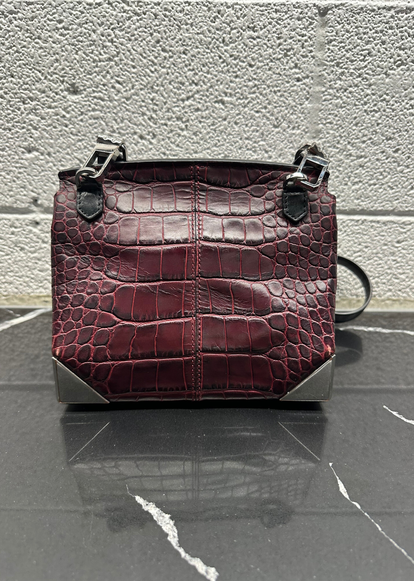 Alexander Wang Small Maroon Marion Shoulder Bag