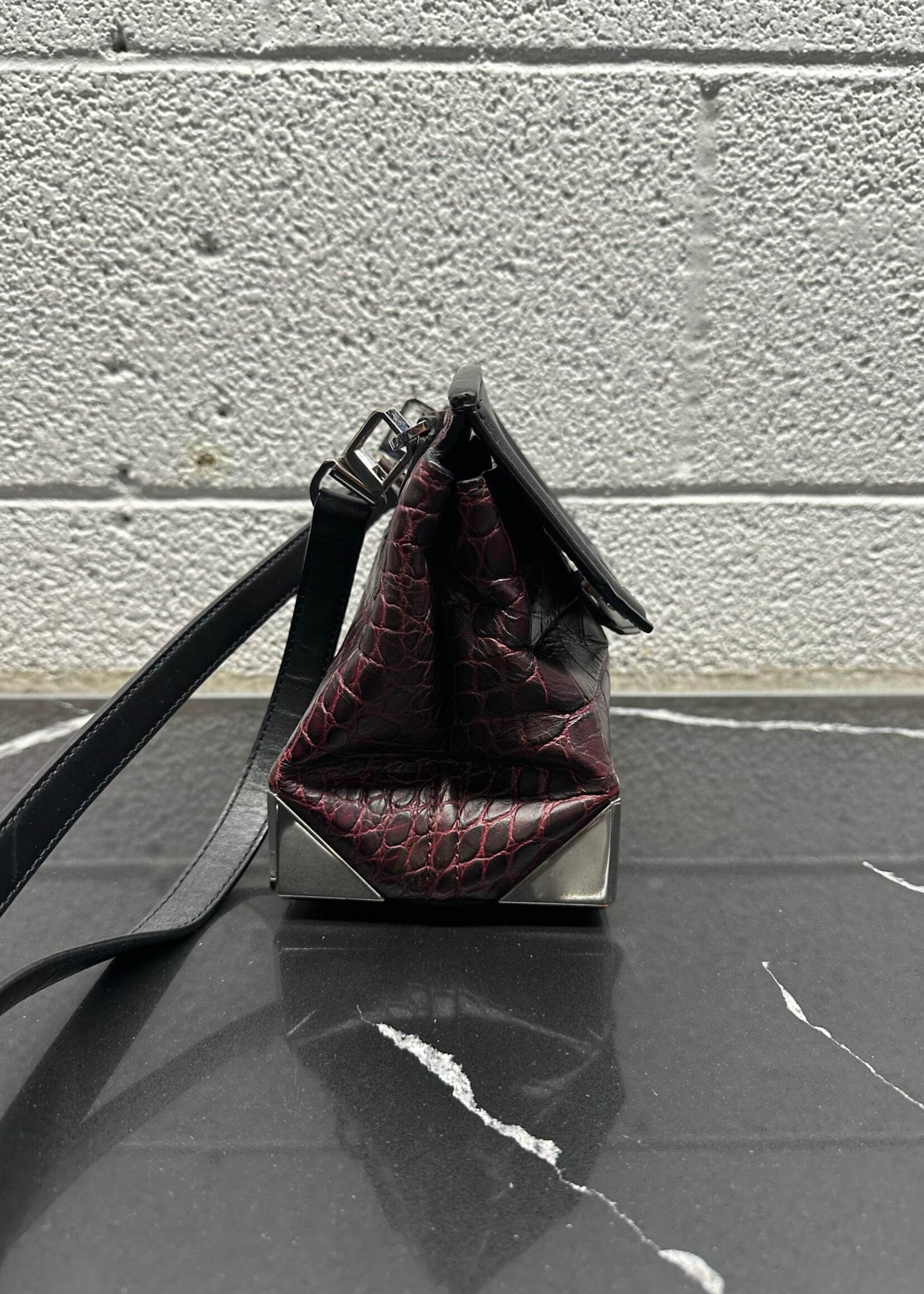 Alexander Wang Small Maroon Marion Shoulder Bag