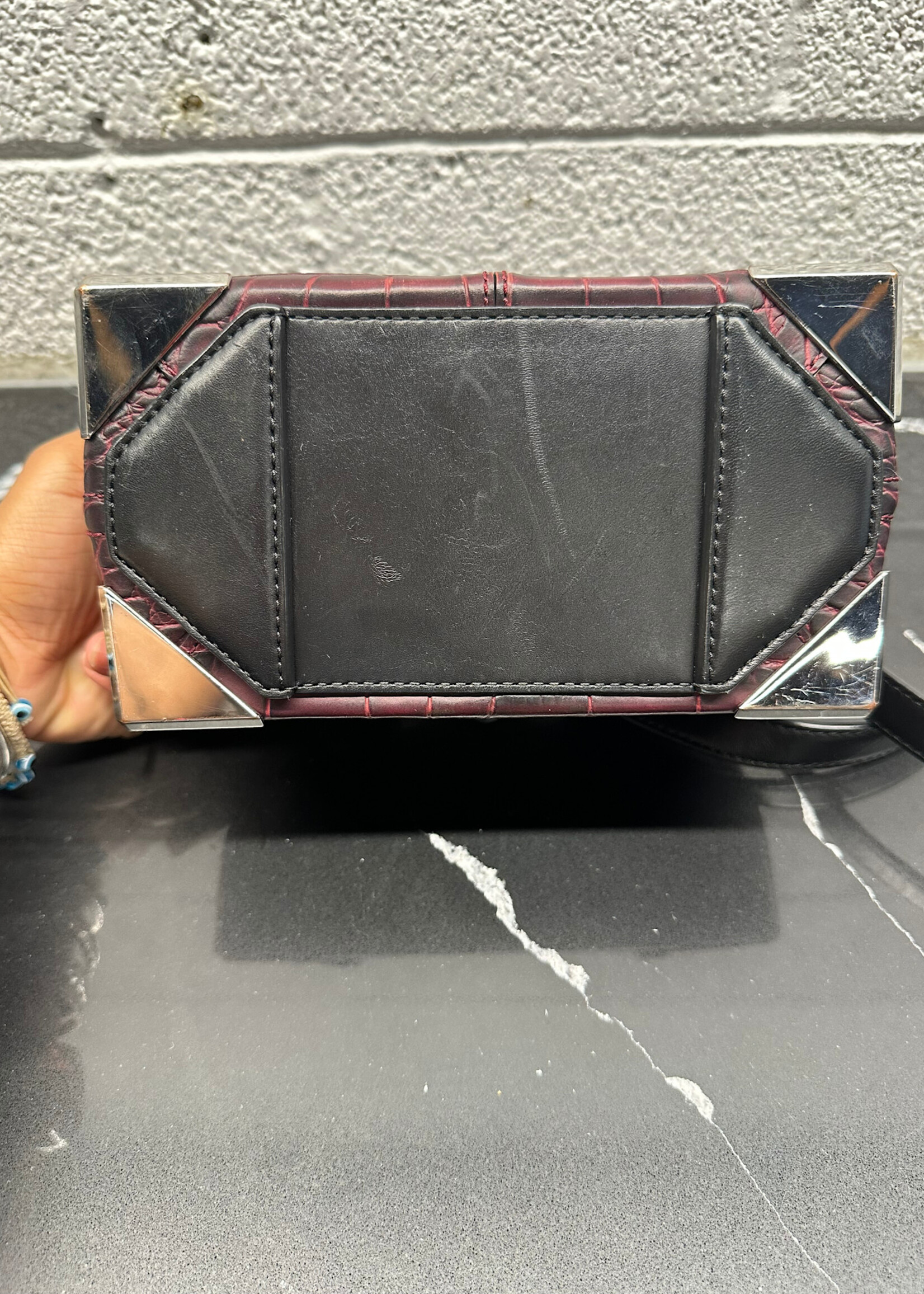 Alexander Wang Small Maroon Marion Shoulder Bag