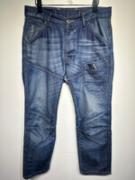 G-Star Dark Wash Paneled Mid Wash Jeans Masc 33