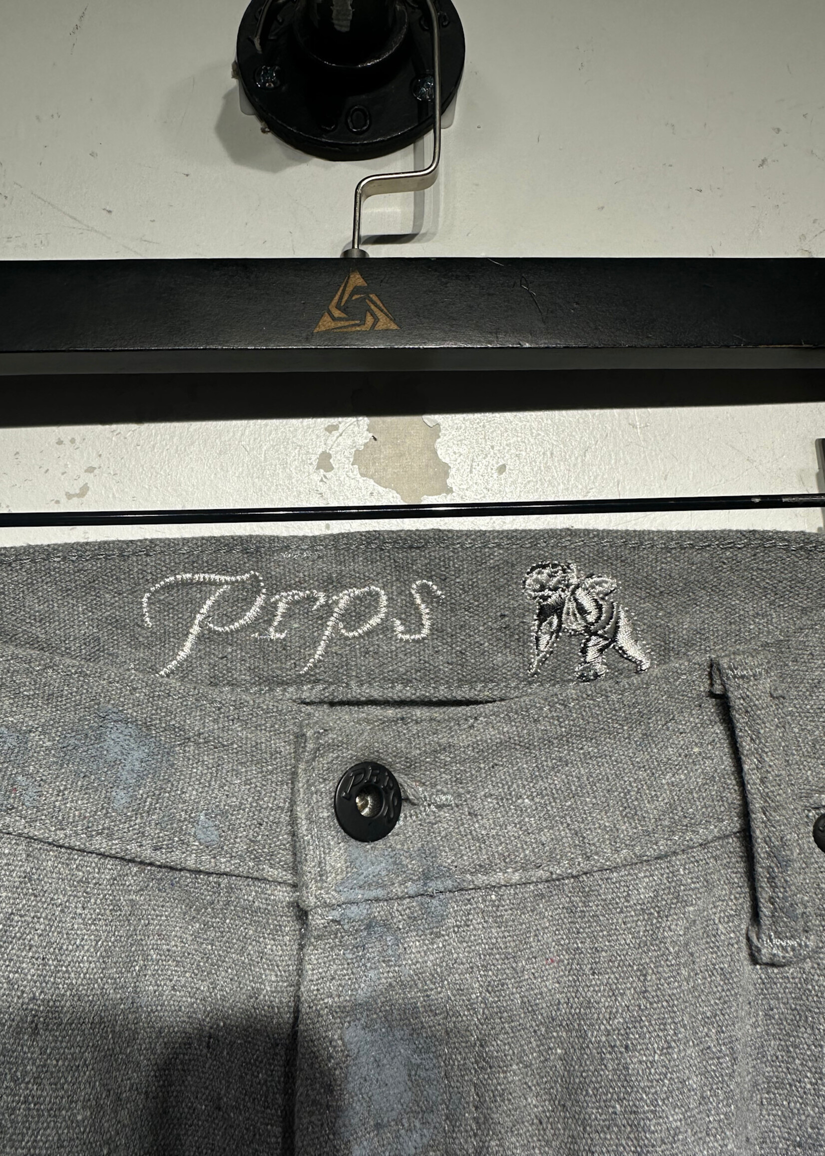 Prps Grey Paint Splatter Straight Leg 40 Masc