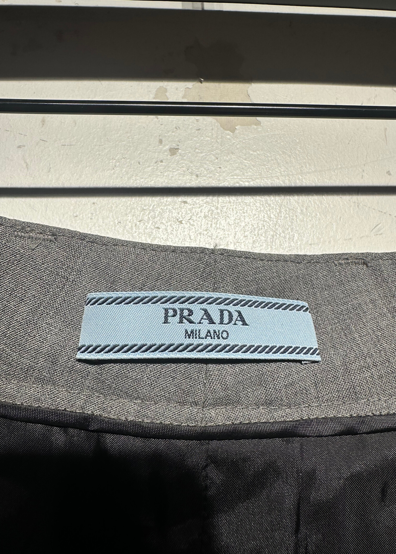 Prada NWT Grey Wide Uniform Trouser Unisex 32