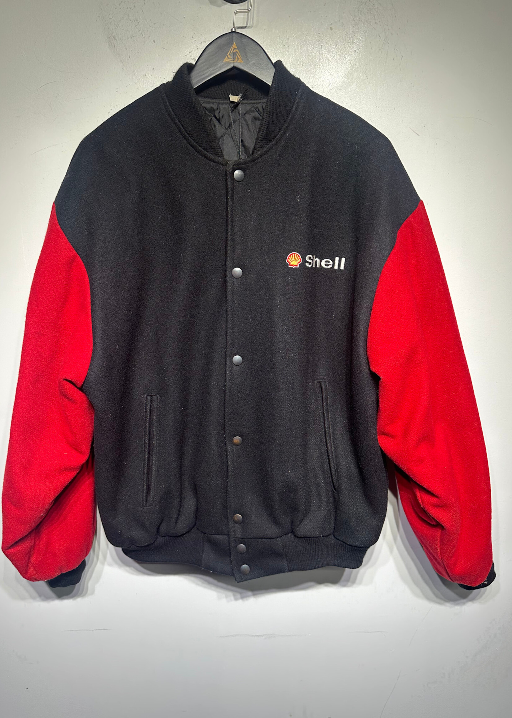 Shell Ferrari Patch Wool Jacket  L