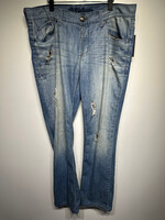Affliction Light Wash Distressed Jeans 38 Masc