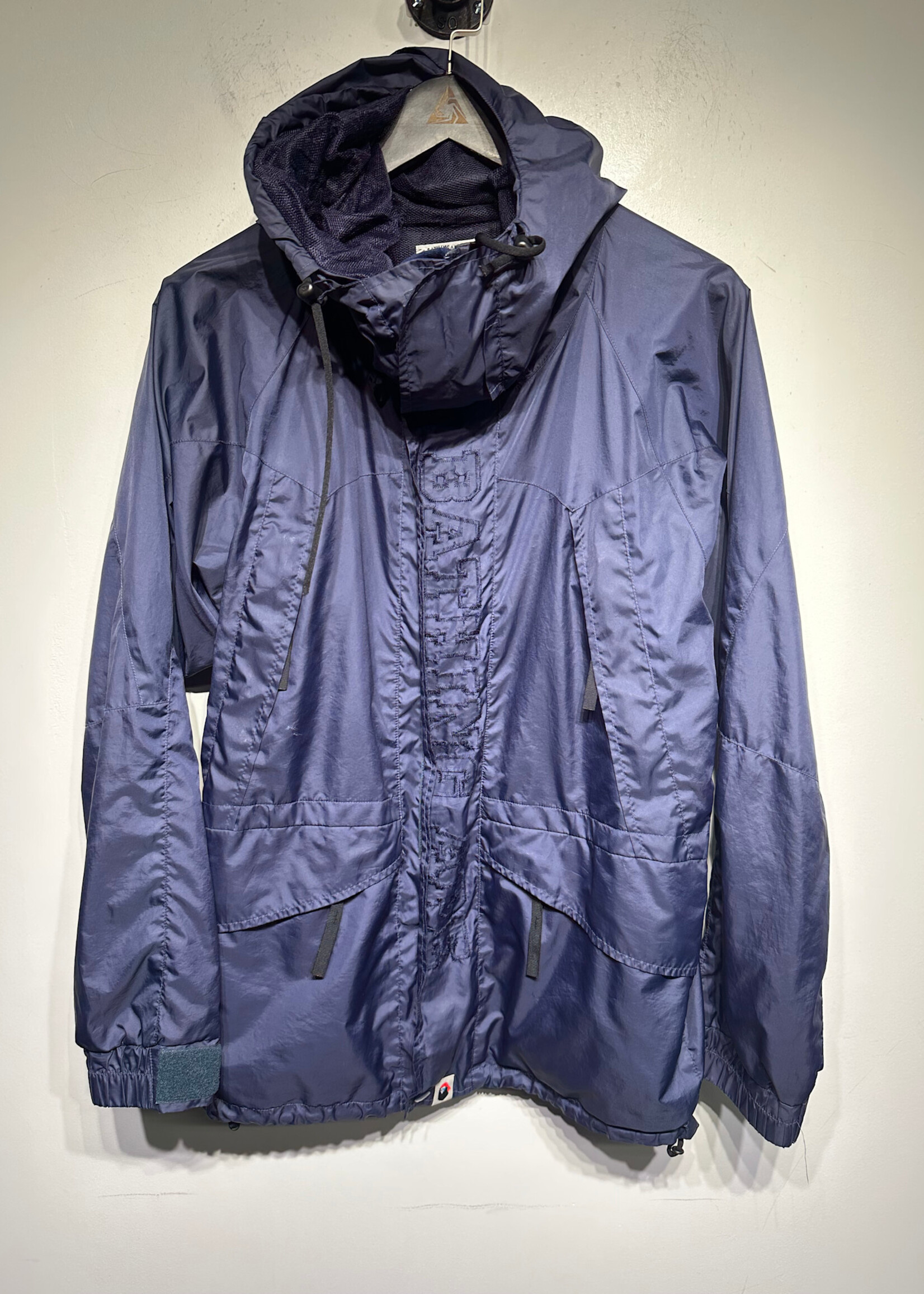 Bape Navy Blue Shell Jacket L AS IS