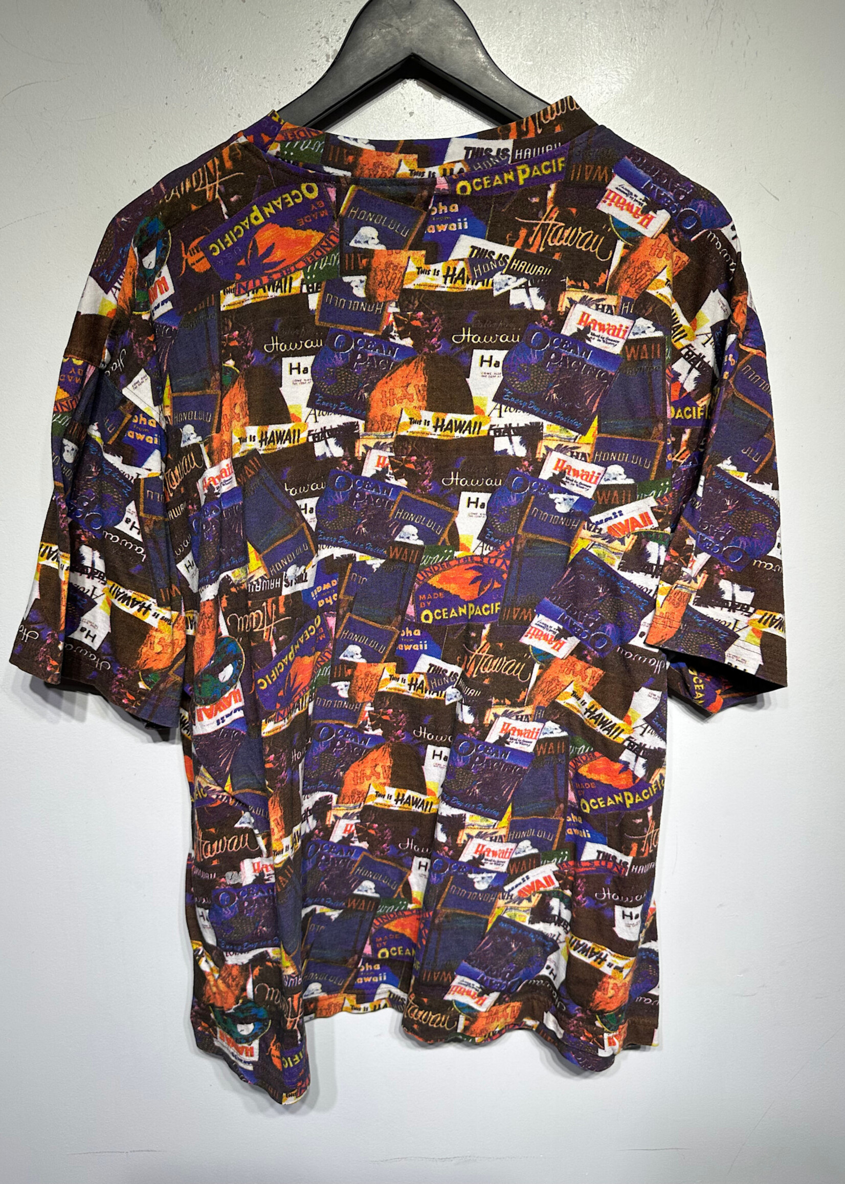 OP Hawaii Signs All Over Print Tee XL Masc
