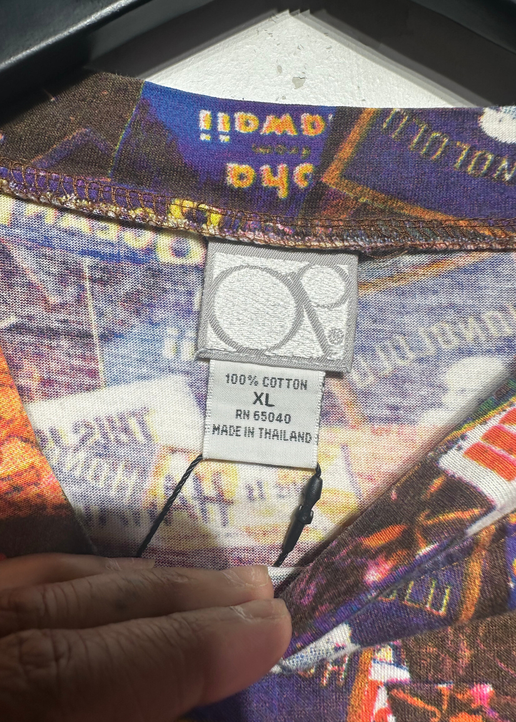 OP Hawaii Signs All Over Print Tee XL Masc