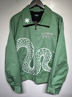 Outbreak Green Embroidered Work Jacket M
