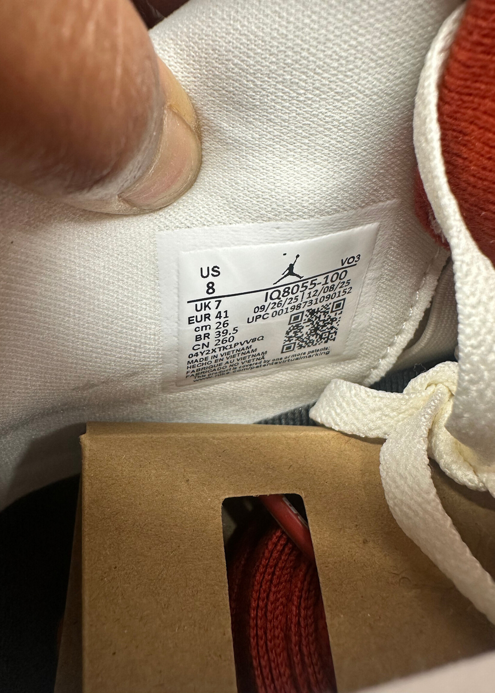 DS Jordan 4 Nigel "Brick by Brick" Masc 8