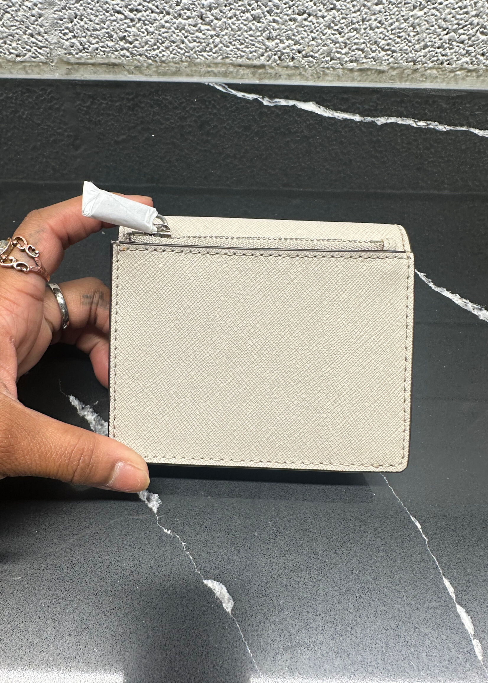 Michael Kors Grey Purse W/ Matching Wallet