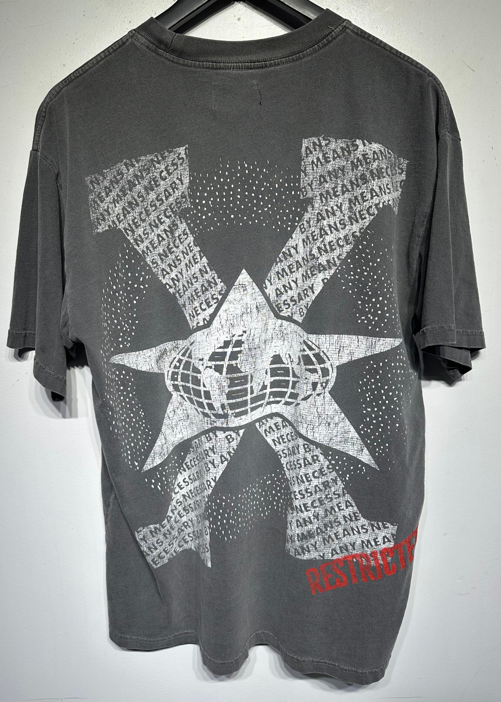 Barriers Malcolm X Acid Wash Tee L