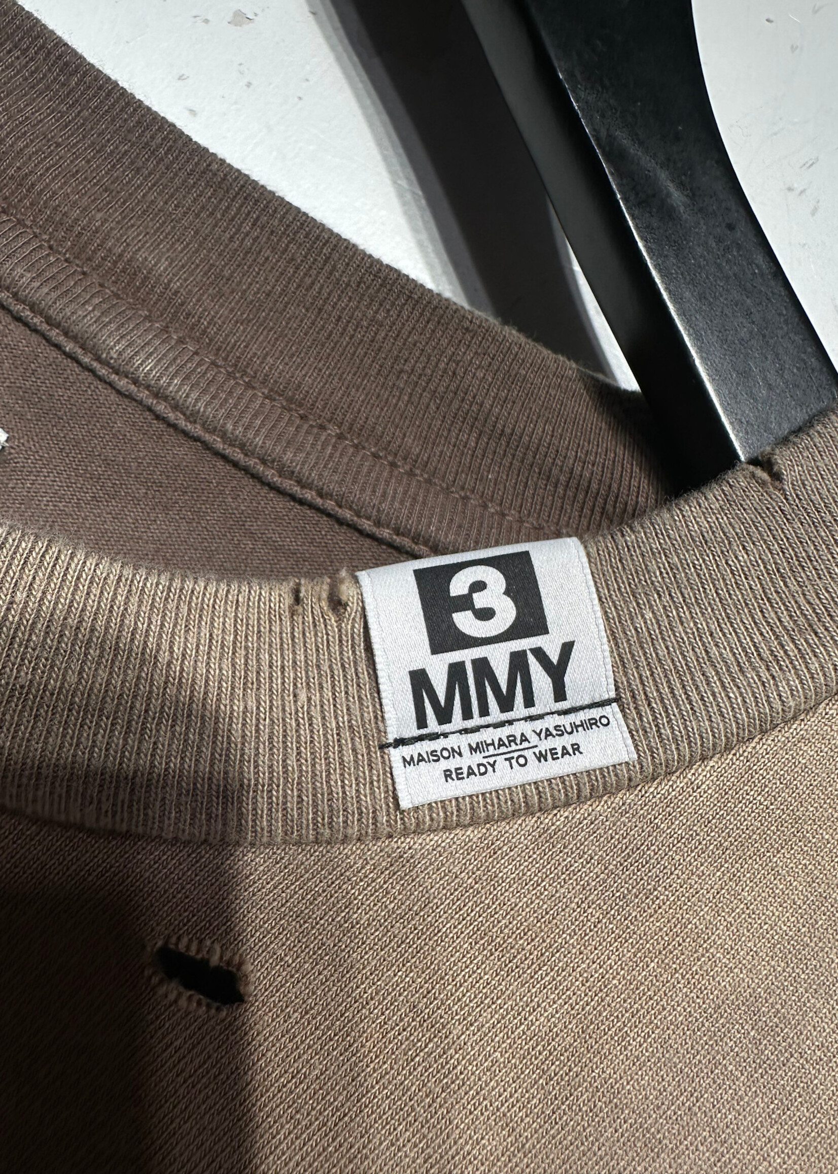 Maison Mihara Yasuhiro NWT Sun Fade Brown Tee XL